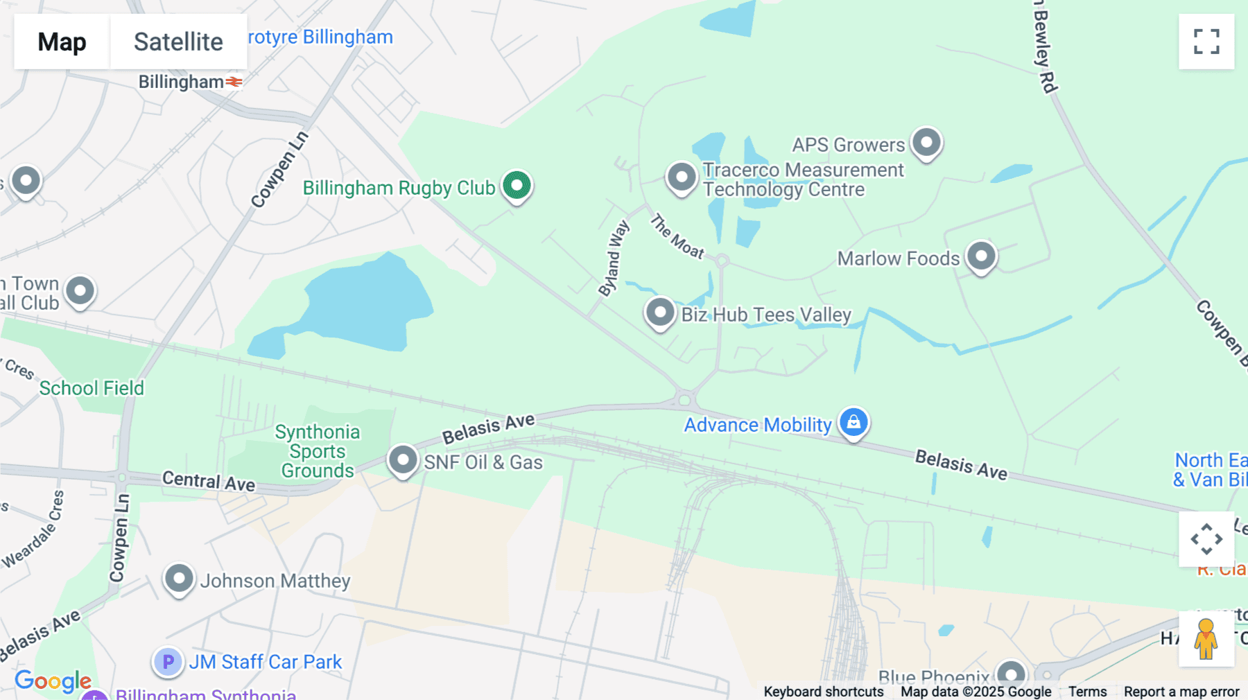 Click for interative map of Belasis Business Centre, Belasis Hall Technogy Park, Coxwold Way, Billingham