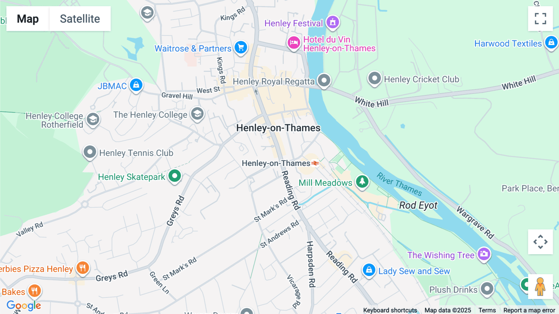 Click for interative map of Chiltern House, 45 Station Road, Henley on Thames, Henley on Thames