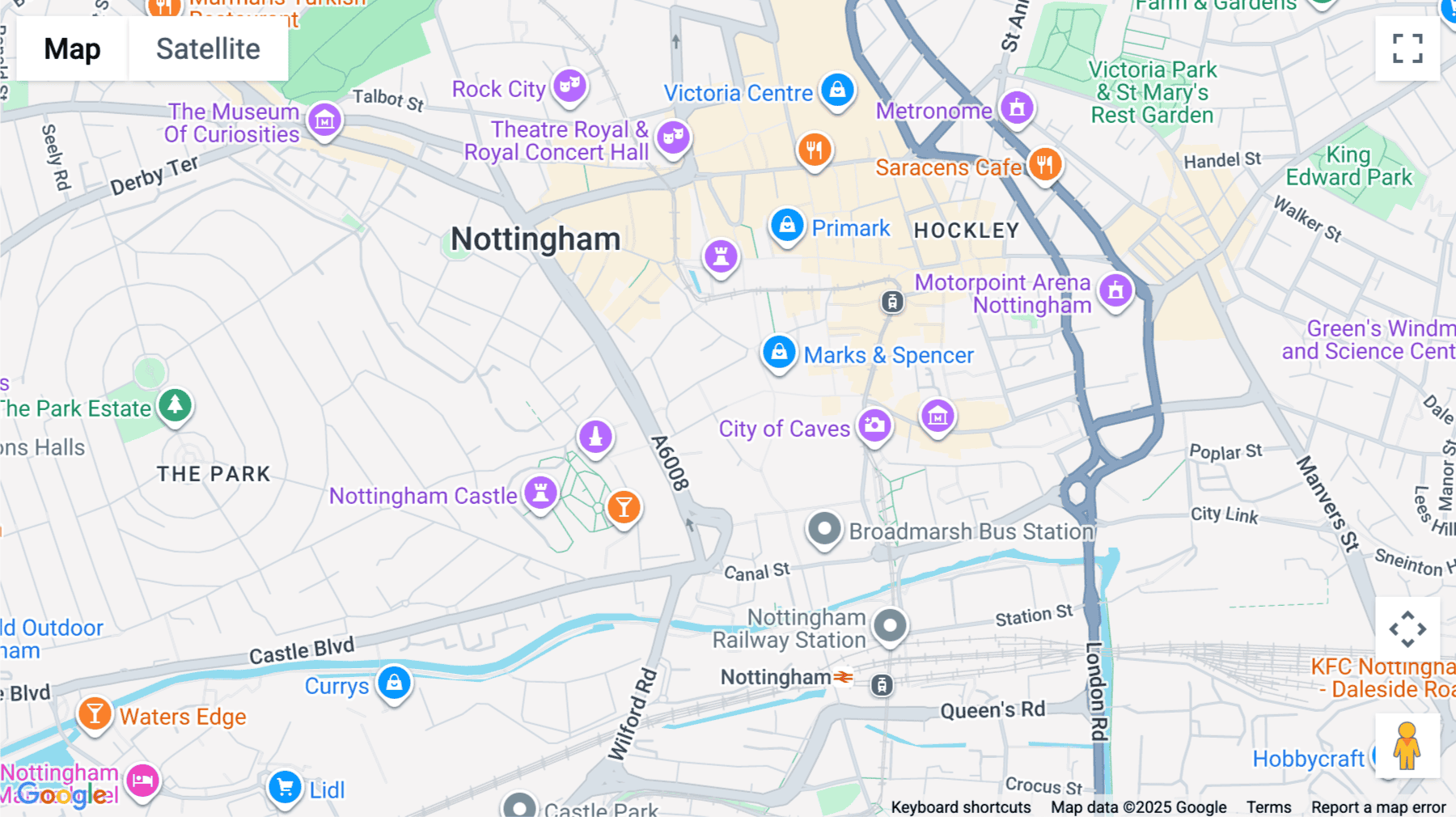Click for interative map of Stanford House, 19 Castle Gate, Nottingham, Nottingham