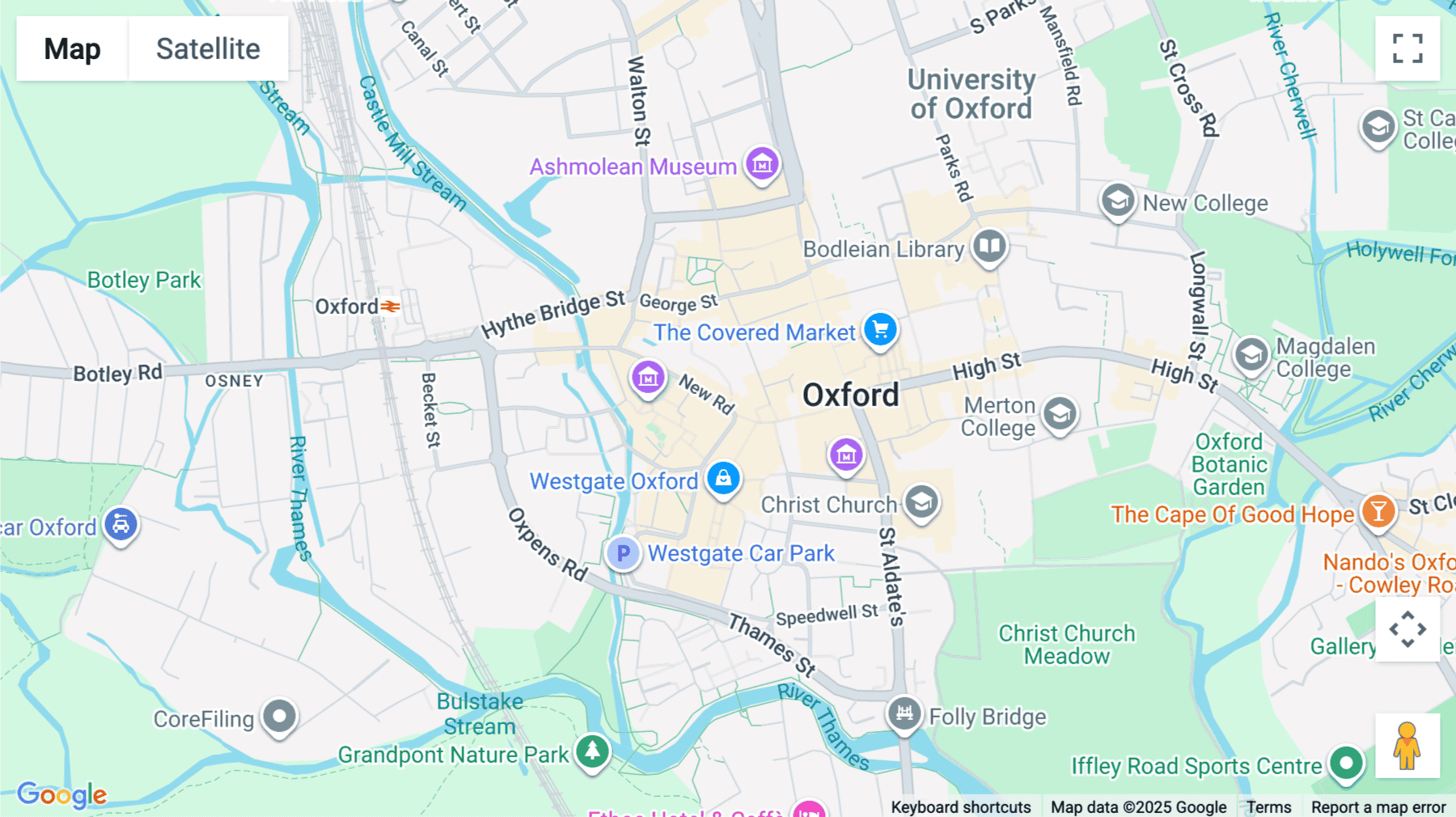 Click for interative map of Oxford Centre for Innovation, New Road, Oxford, Oxford