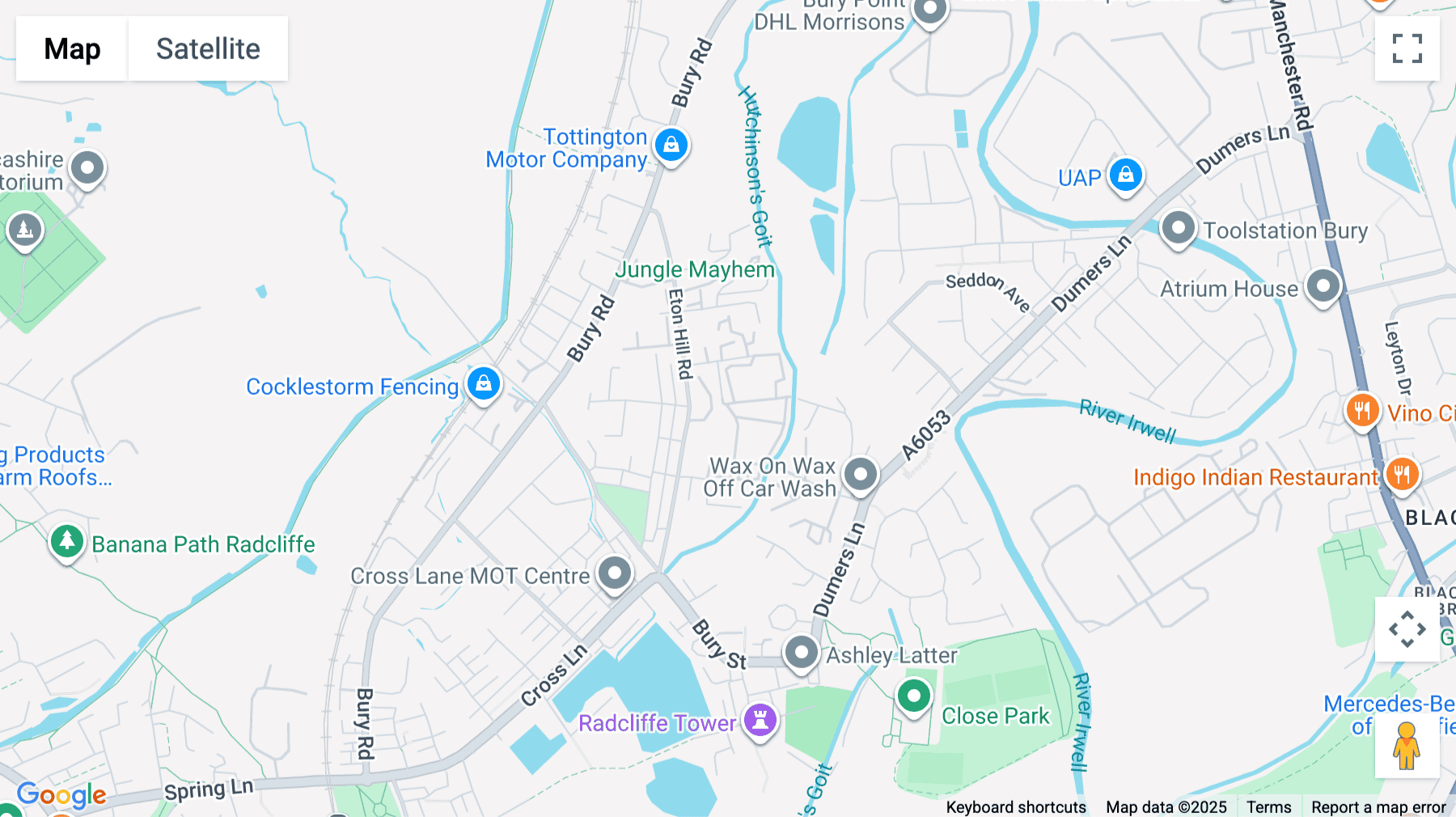 Click for interative map of Eton Business Park,  Eton Hill Road, Manchester, Manchester