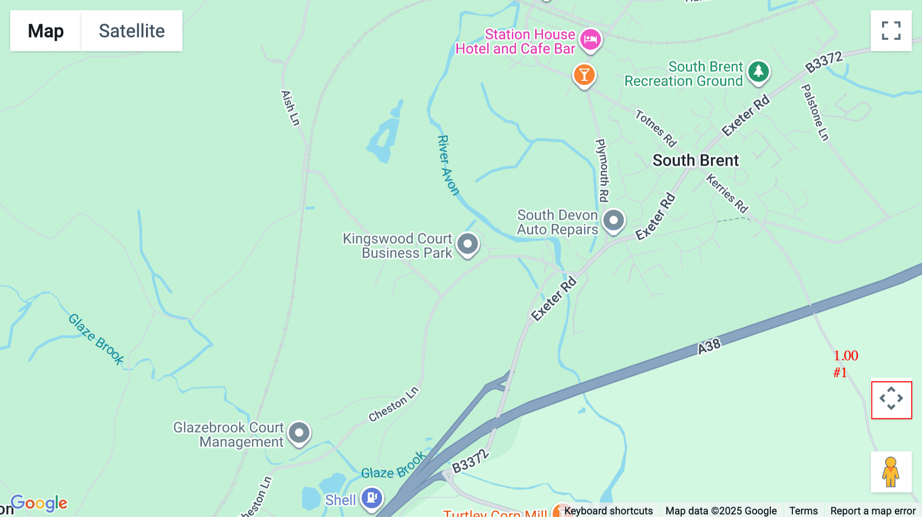 Click for interative map of Kingswood Court Business Park, Long Meadow, South Brent, South Brent