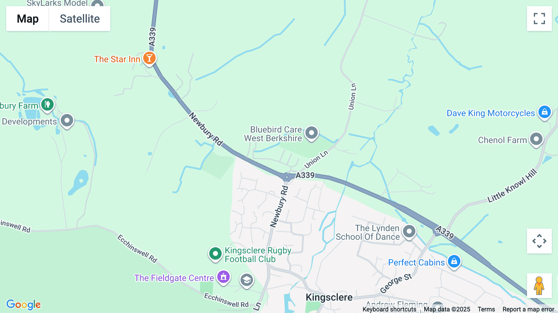 Click for interative map of Kingsclere Barns, Kingsclere, Newbury, Newbury
