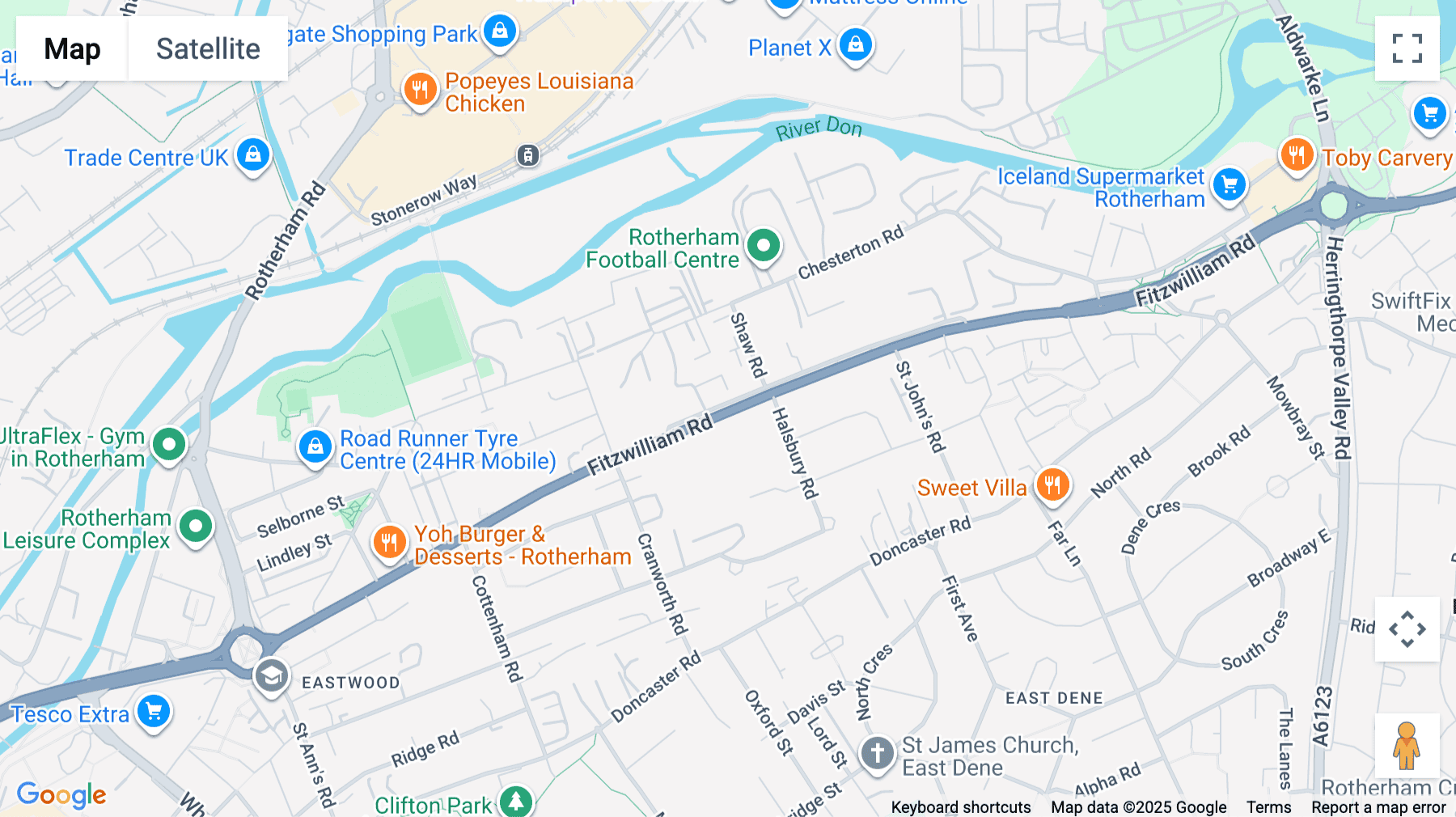 Click for interative map of The Store Room, Eastwood Trading Estate, Fitzwilliam Road, Rotherham, Rotherham