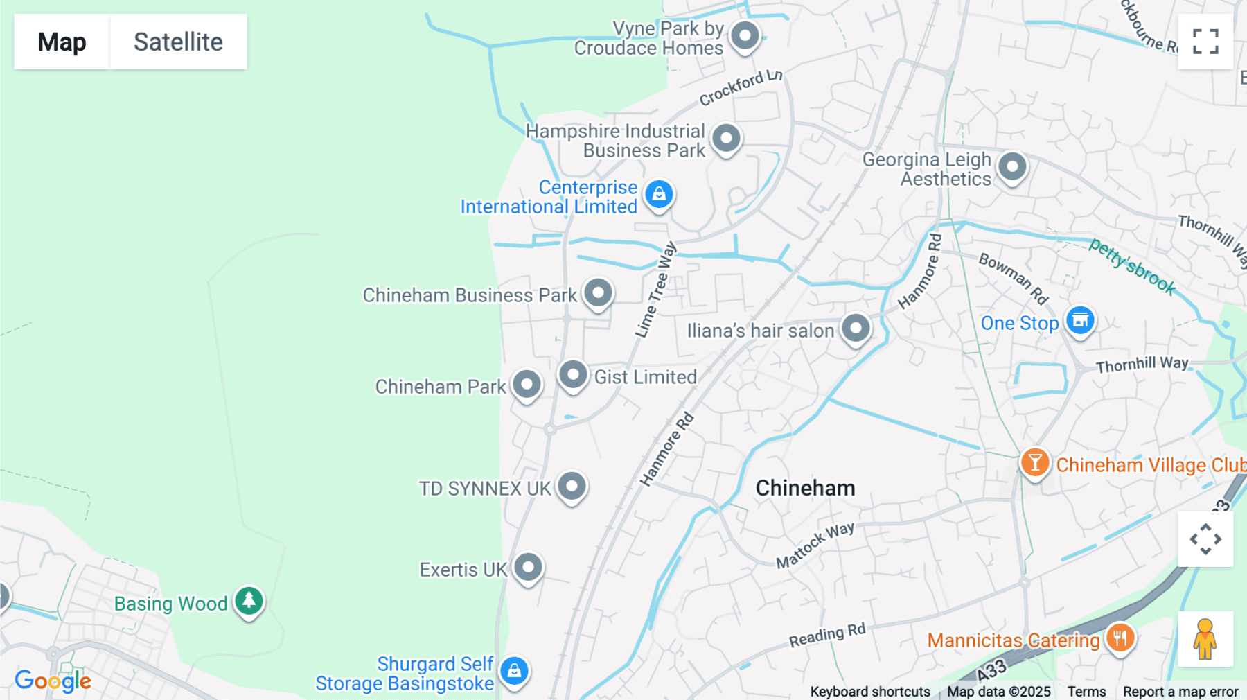 Click for interative map of 6 Elmwood,, Chineham Park, Basingstoke, Basingstoke