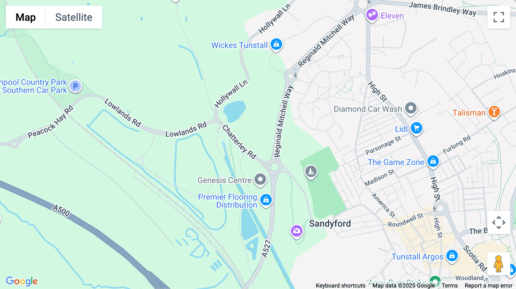 Click for interative map of North Staffs Business Park, Innovation Way, Chatterley Valley, Stoke on Trent, Stoke on Trent