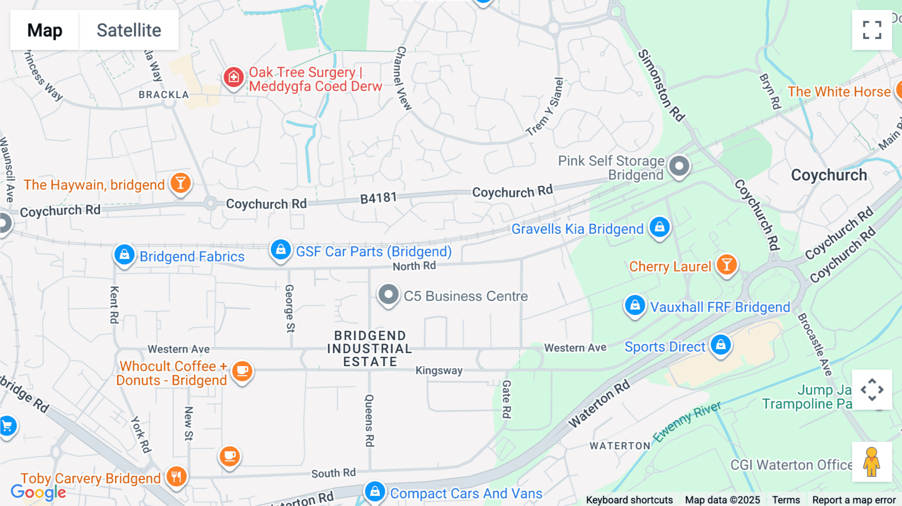 Click for interative map of C5 Business Centre, C5 North Road, Bridgend Industrial Estate, Bridgend, Bridgend