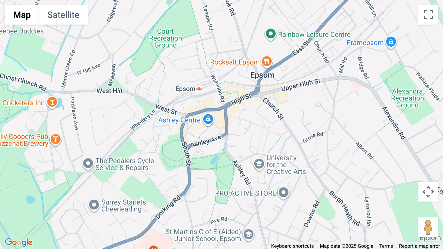 Click for interative map of Global House, 1 Ashley Avenue, Epsom, Epsom