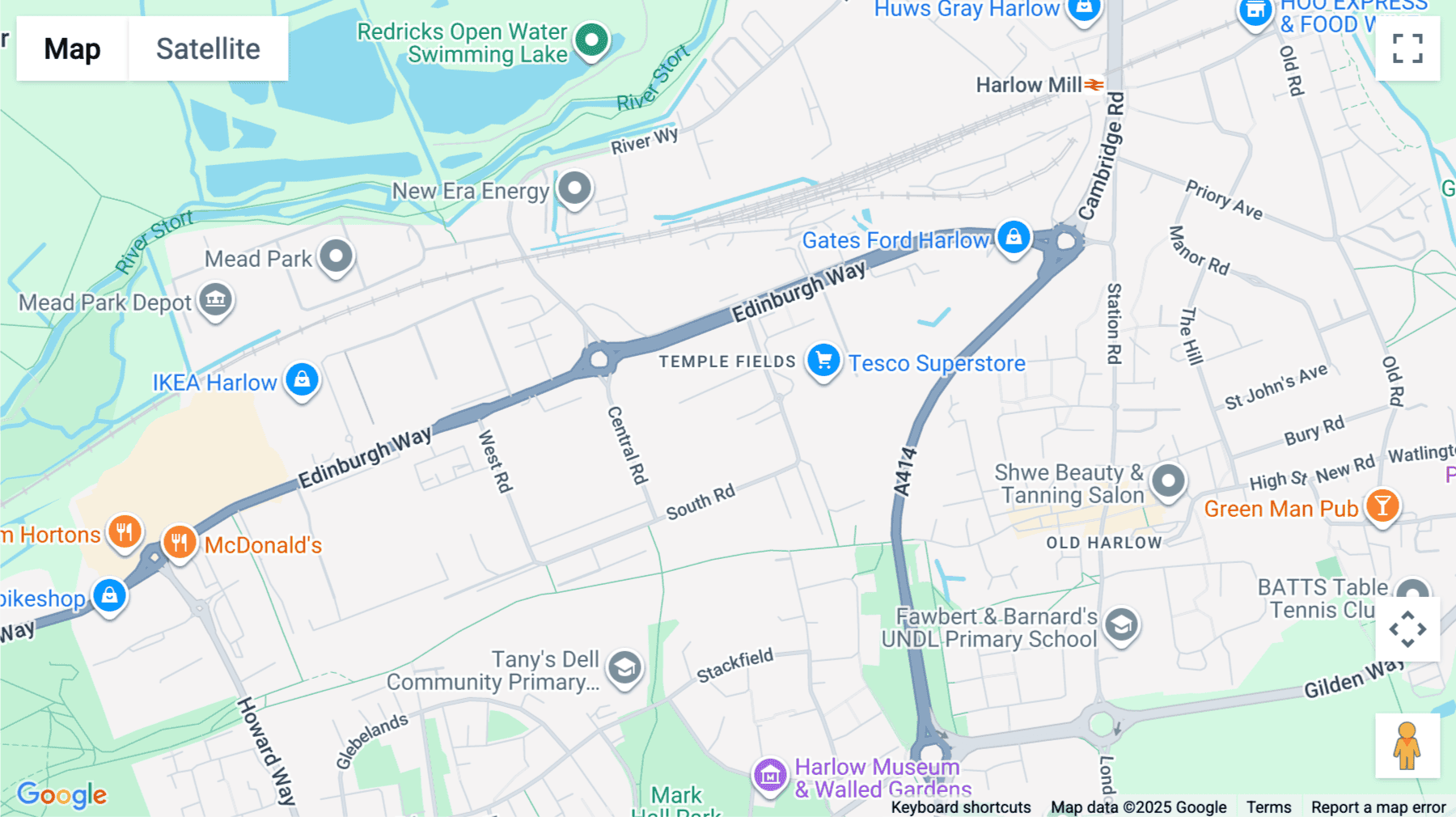 Click for interative map of Circle Line House, 8 East Road, Harlow, Harlow