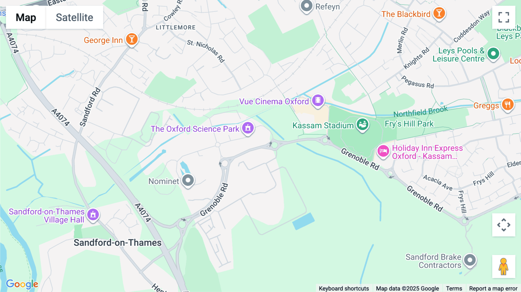 Click for interative map of John Eccles House, Robert Robinson Avenue, The Oxford Science Park, Oxford, Oxford