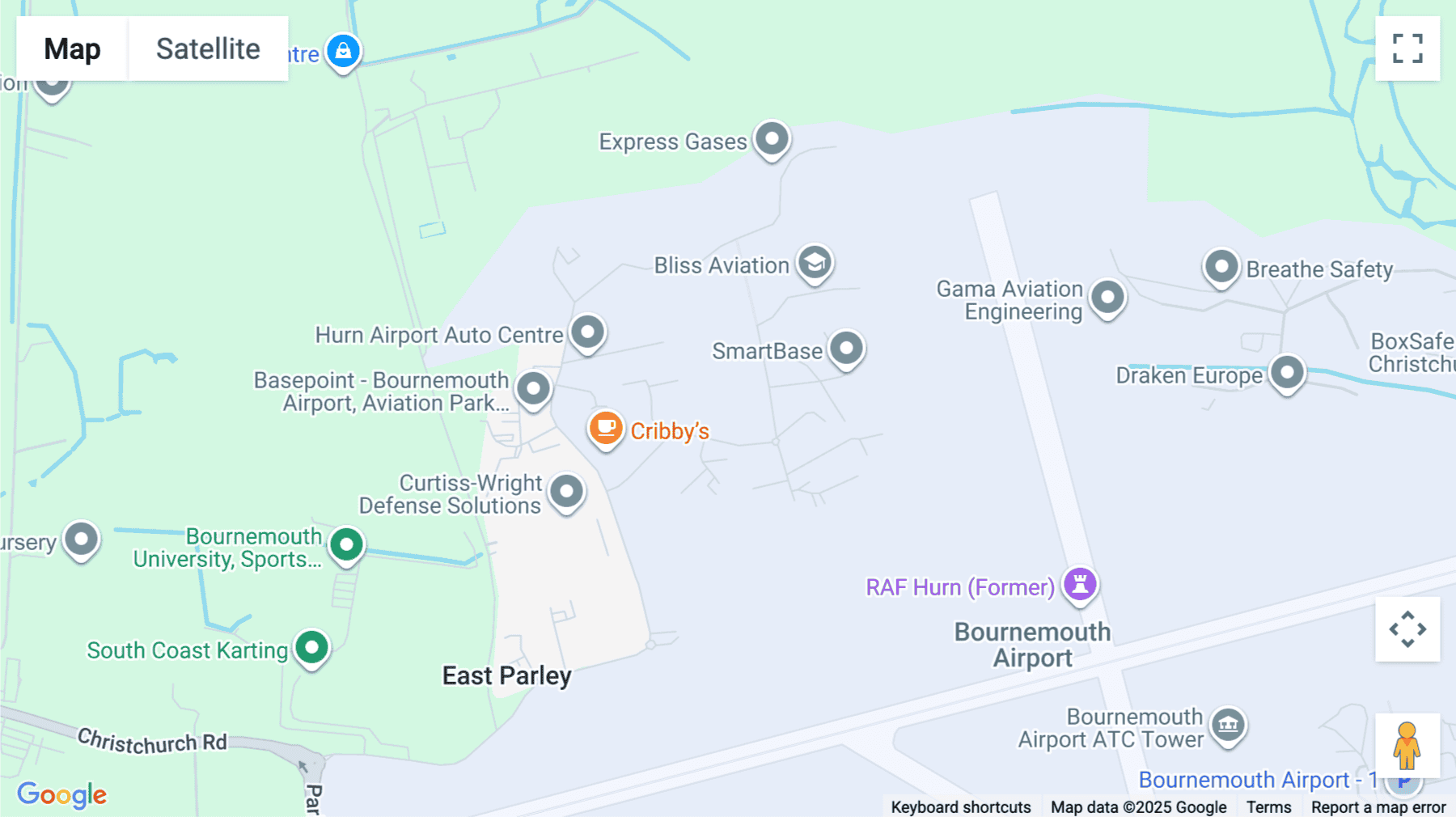 Click for interative map of Aviation Business Park, Enterprise Close, Christchurch, Bournemouth