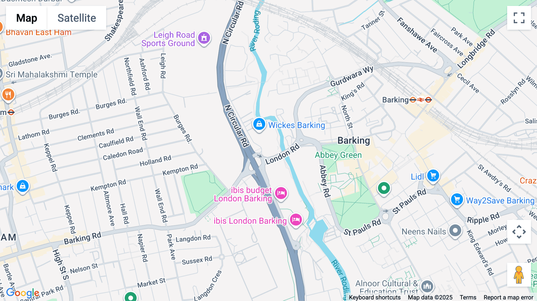Click for interative map of Fortis House, 160 London Road, Barking, Barking