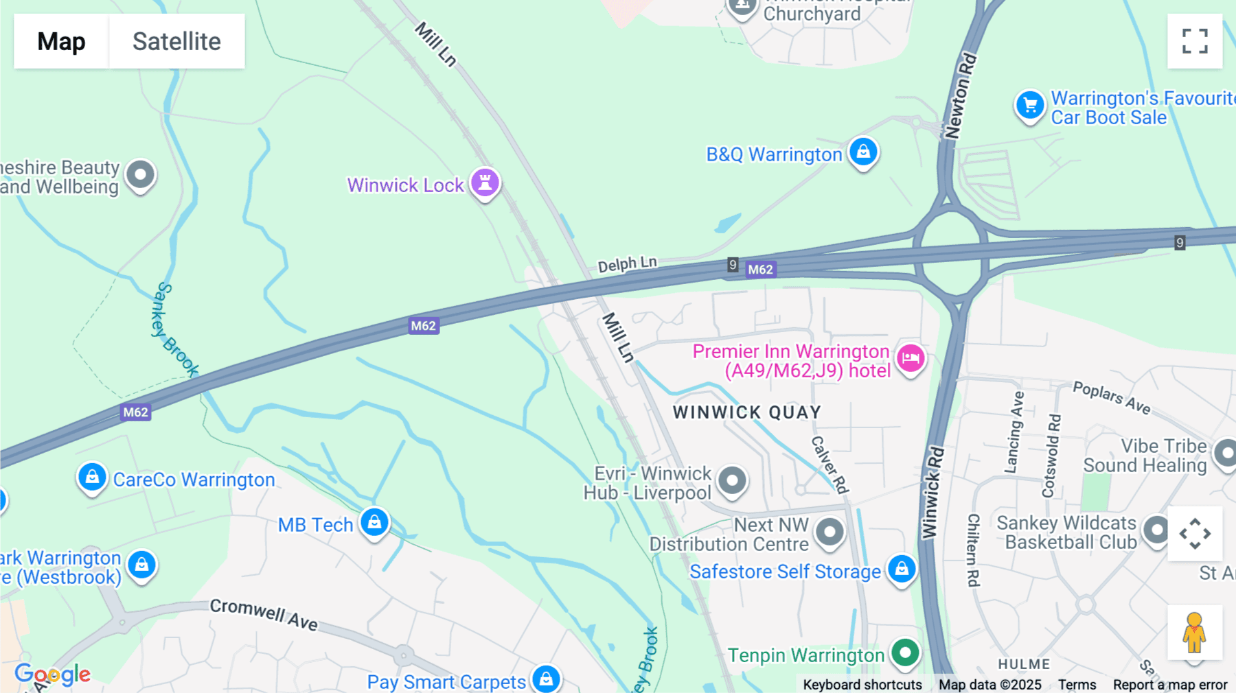 Click for interative map of Craven Court, Winwick Quay, Warrington, Warrington