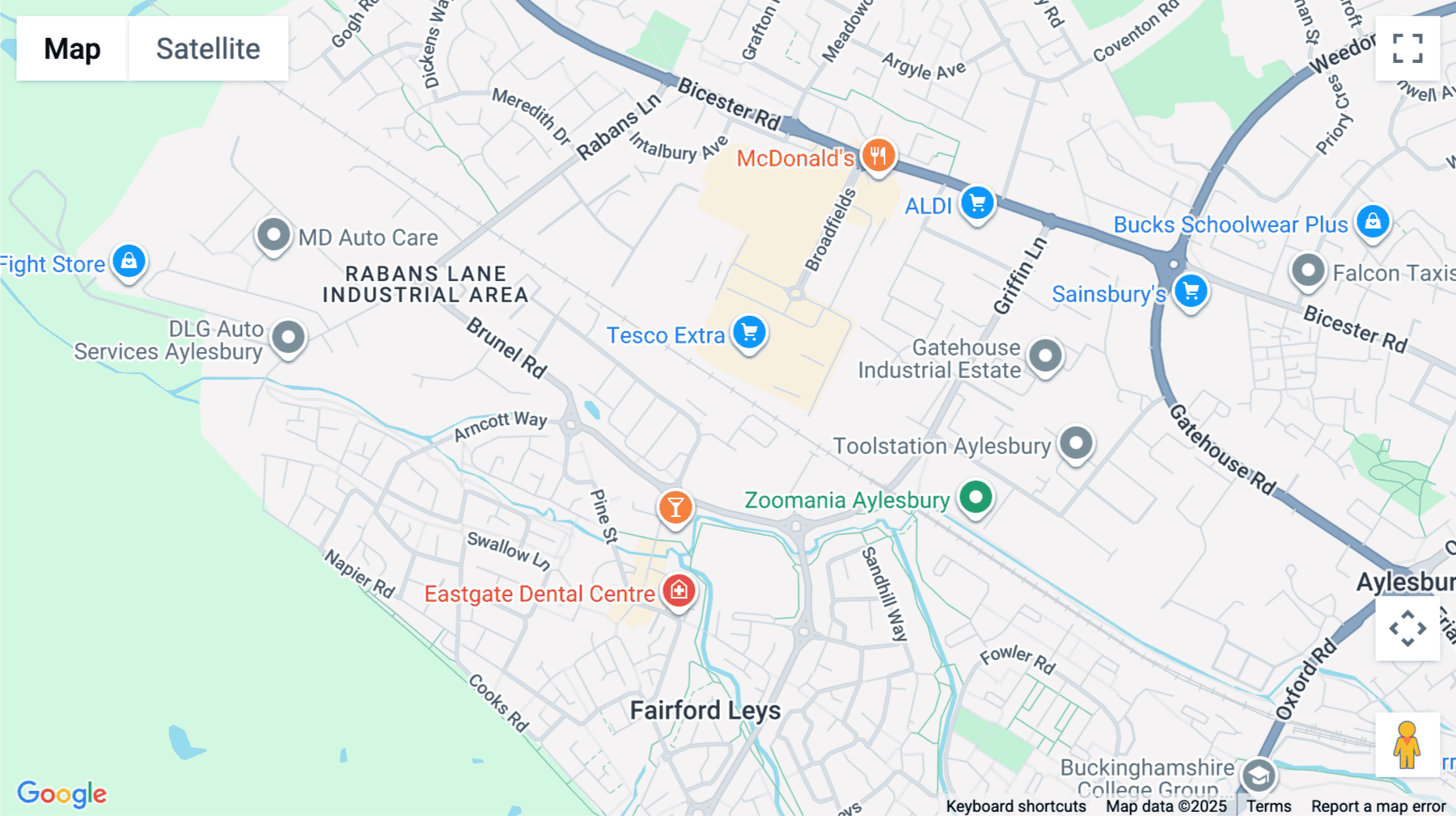 Click for interative map of Midshires House, 7 Midshires Park, Aylesbury, Aylesbury