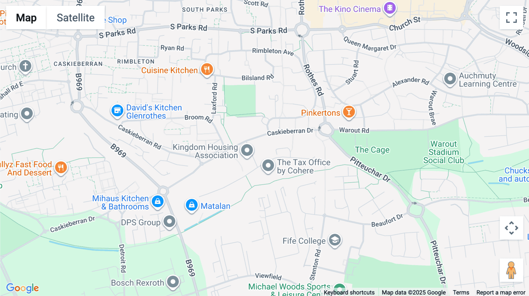 Click for interative map of Pentland House, Saltire Centre, Glenrothes, Glenrothes