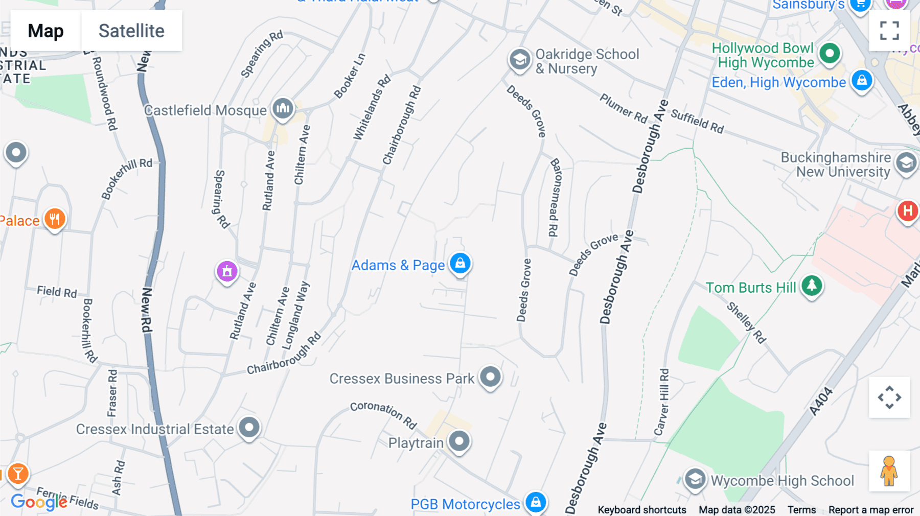 Click for interative map of Cressex Business Park, Lincoln Road, High Wycombe, High Wycombe