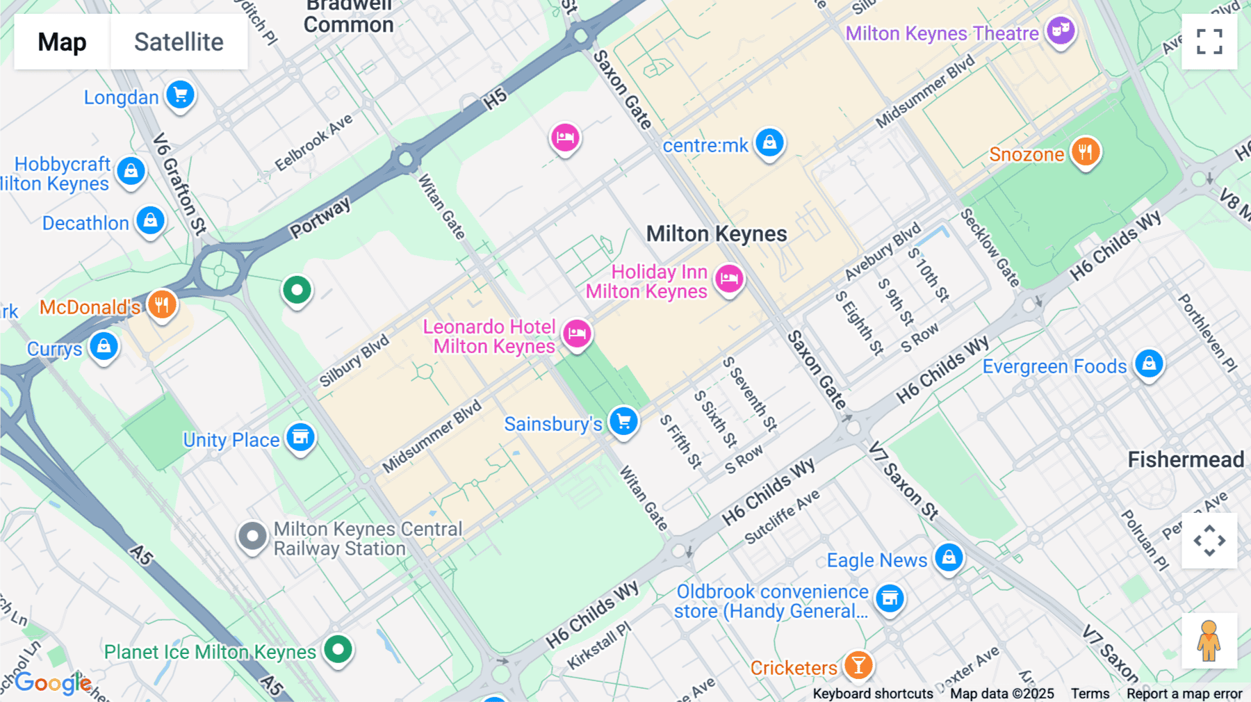 Click for interative map of Midsummer Court, 314 Midsummer Boulevard, Milton Keynes, Milton Keynes