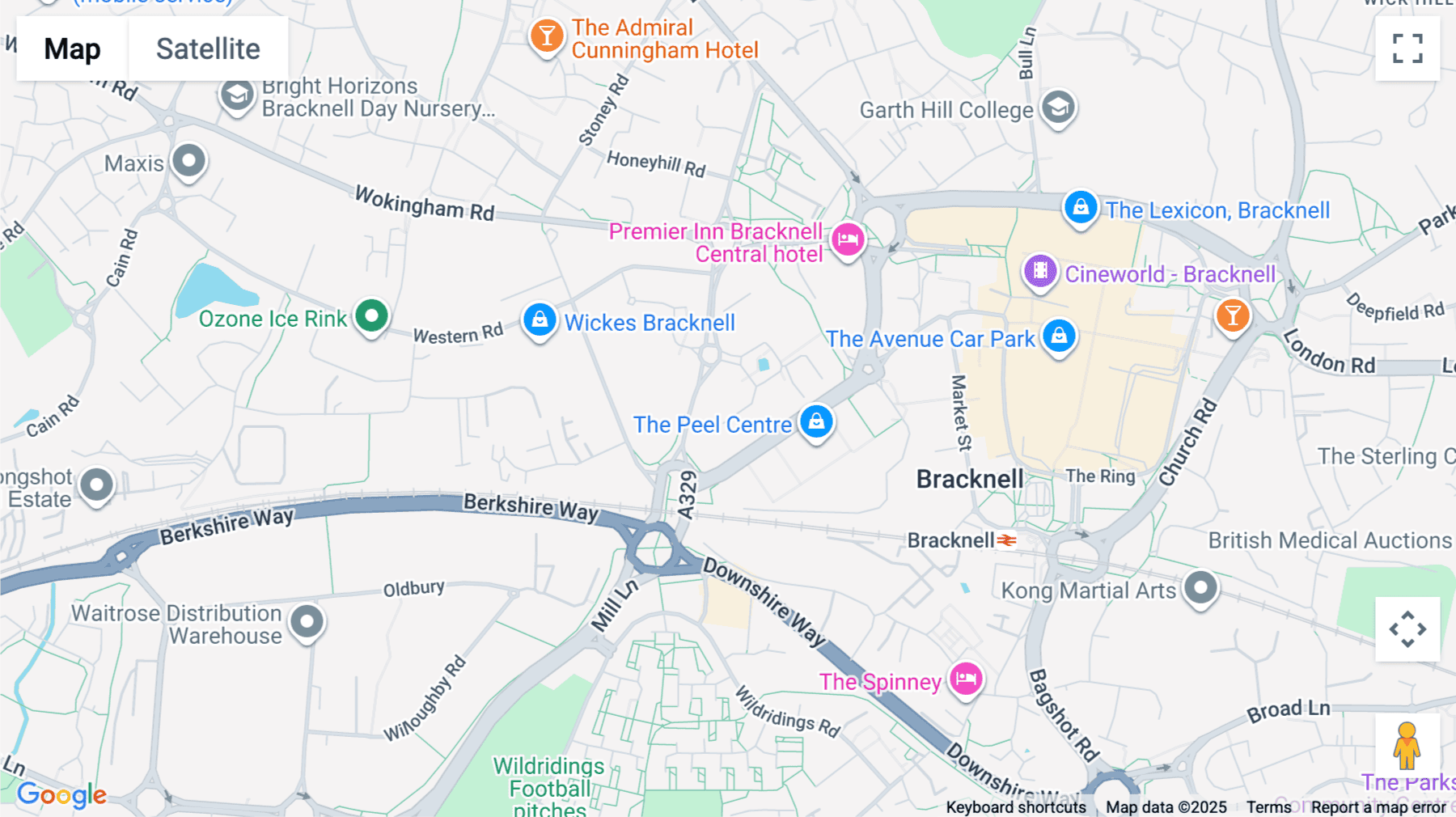 Click for interative map of Venture House, Arlington Square, Bracknell, Bracknell