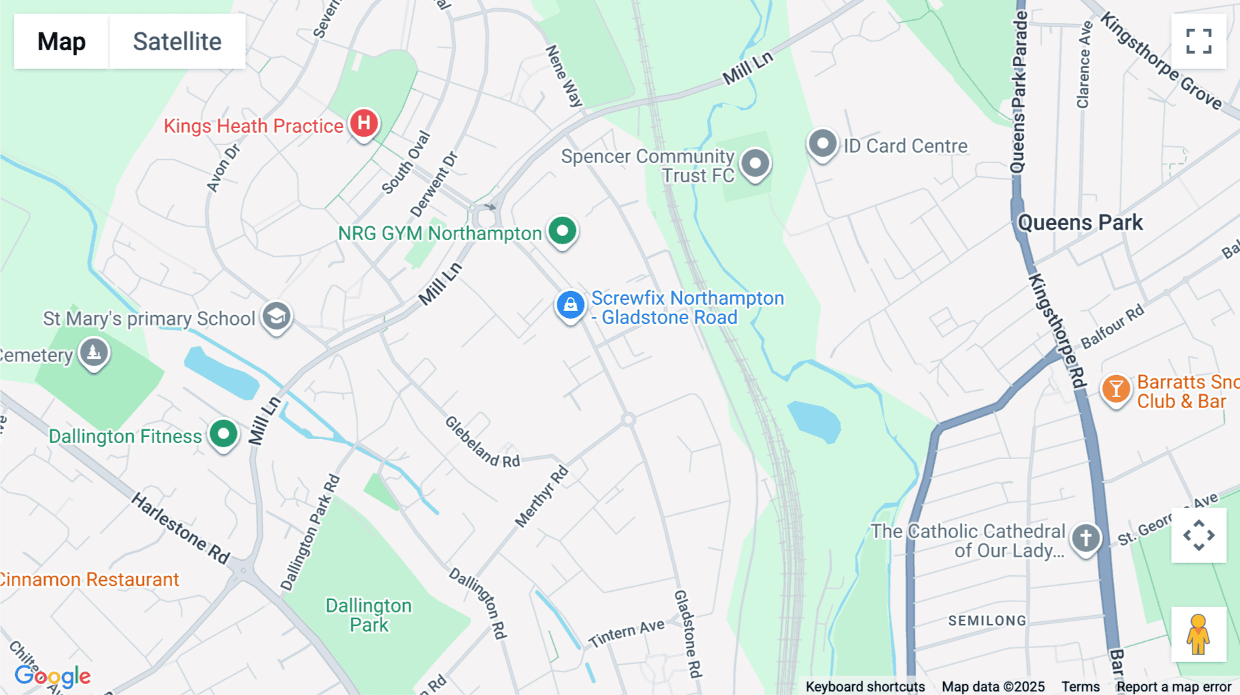 Click for interative map of K2 House, Heathfield Way, Northampton, Northampton