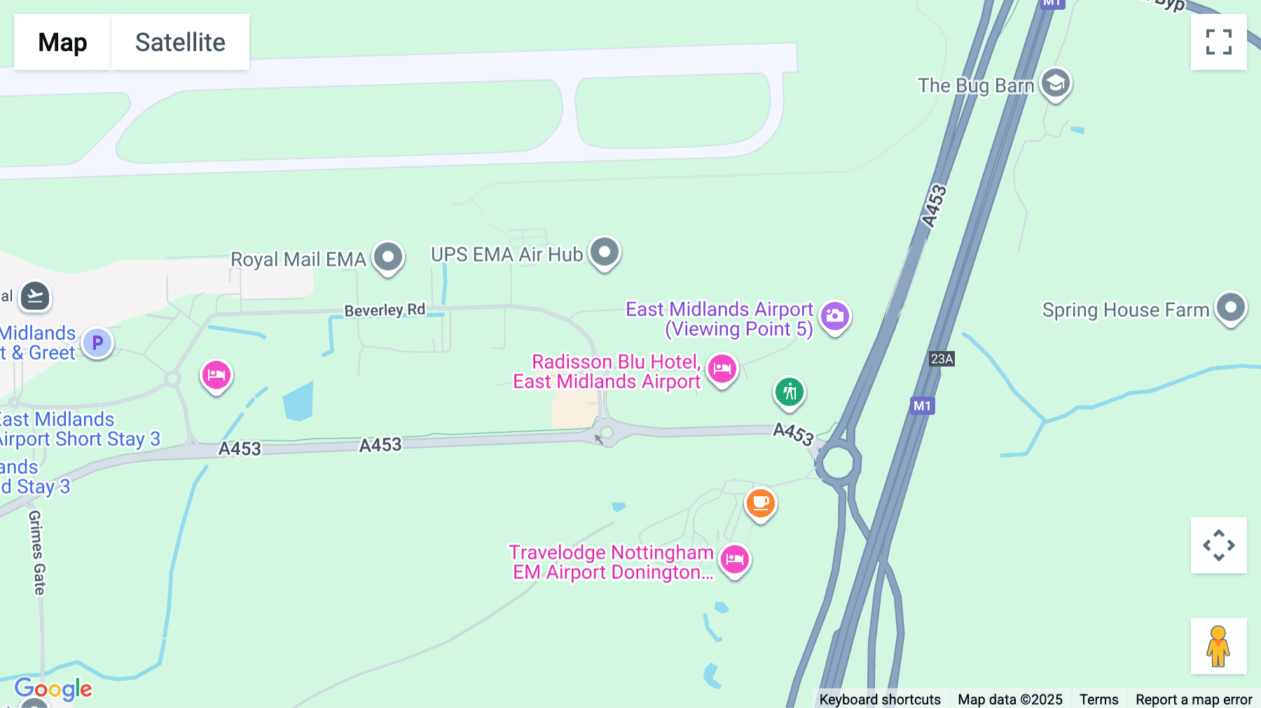 Click for interative map of Regus House, Herald Way, Pegasus Business Park, Castle Donington, Castle Donington