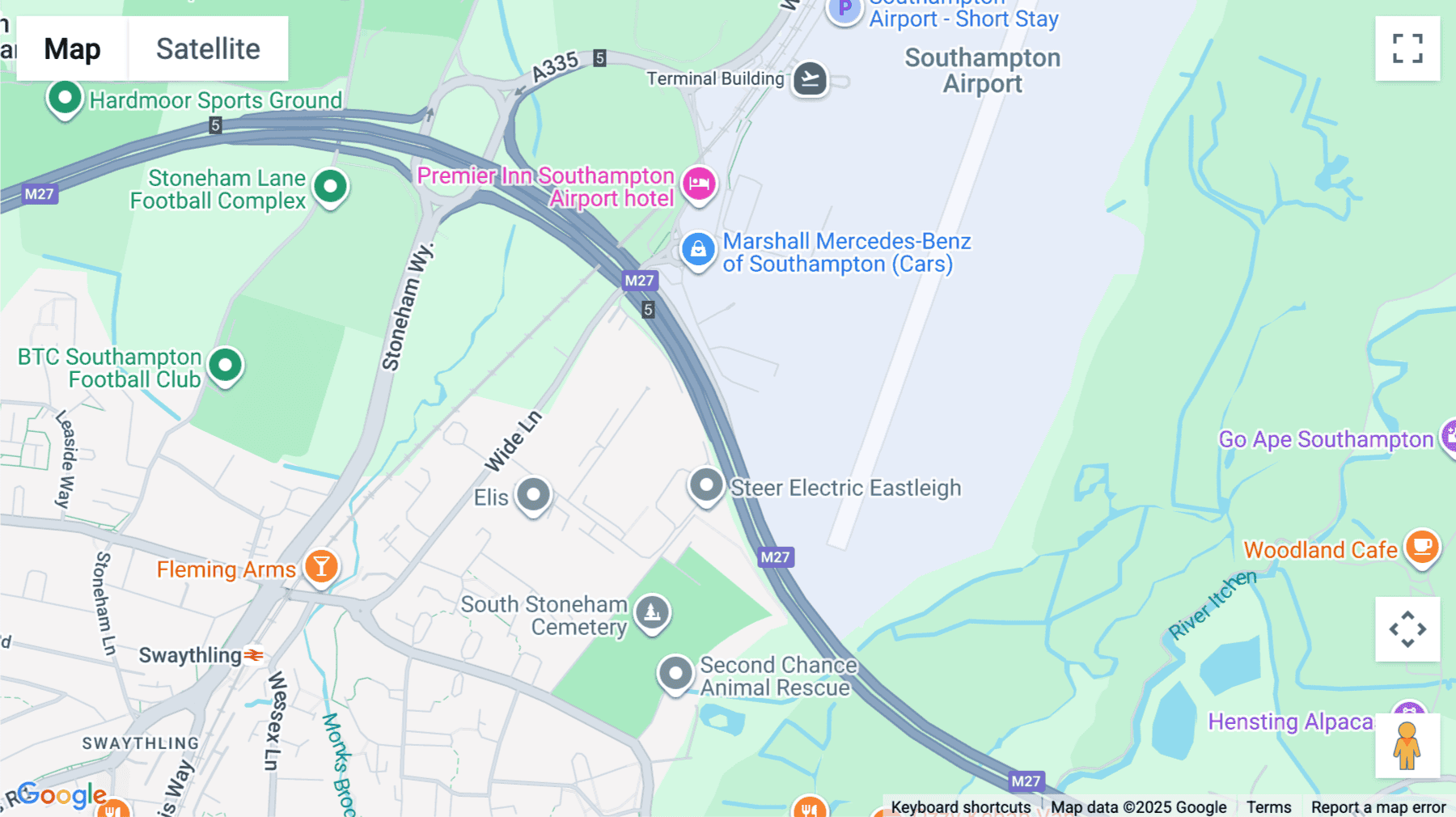 Click for interative map of Southampton International Business Park, George Curl Way, Southampton, Southampton