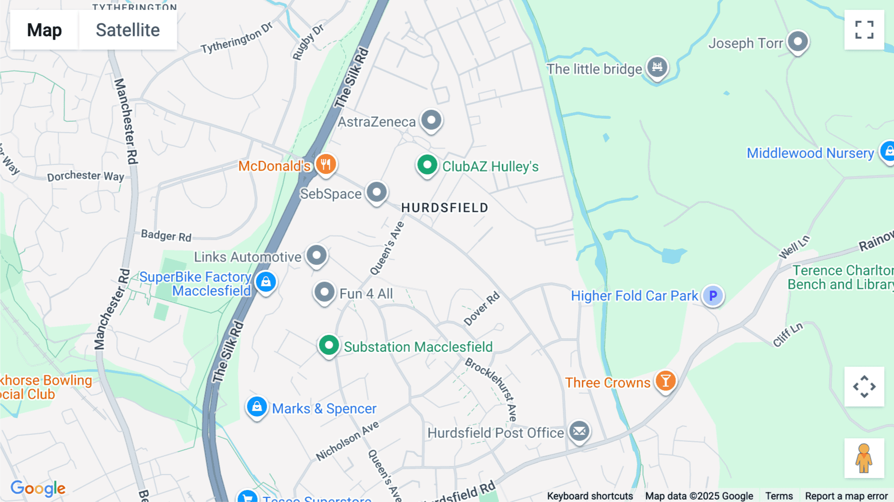 Click for interative map of Macclesfield Business Centre, Sunrise House, Hulley Road, Macclesfield, Macclesfield