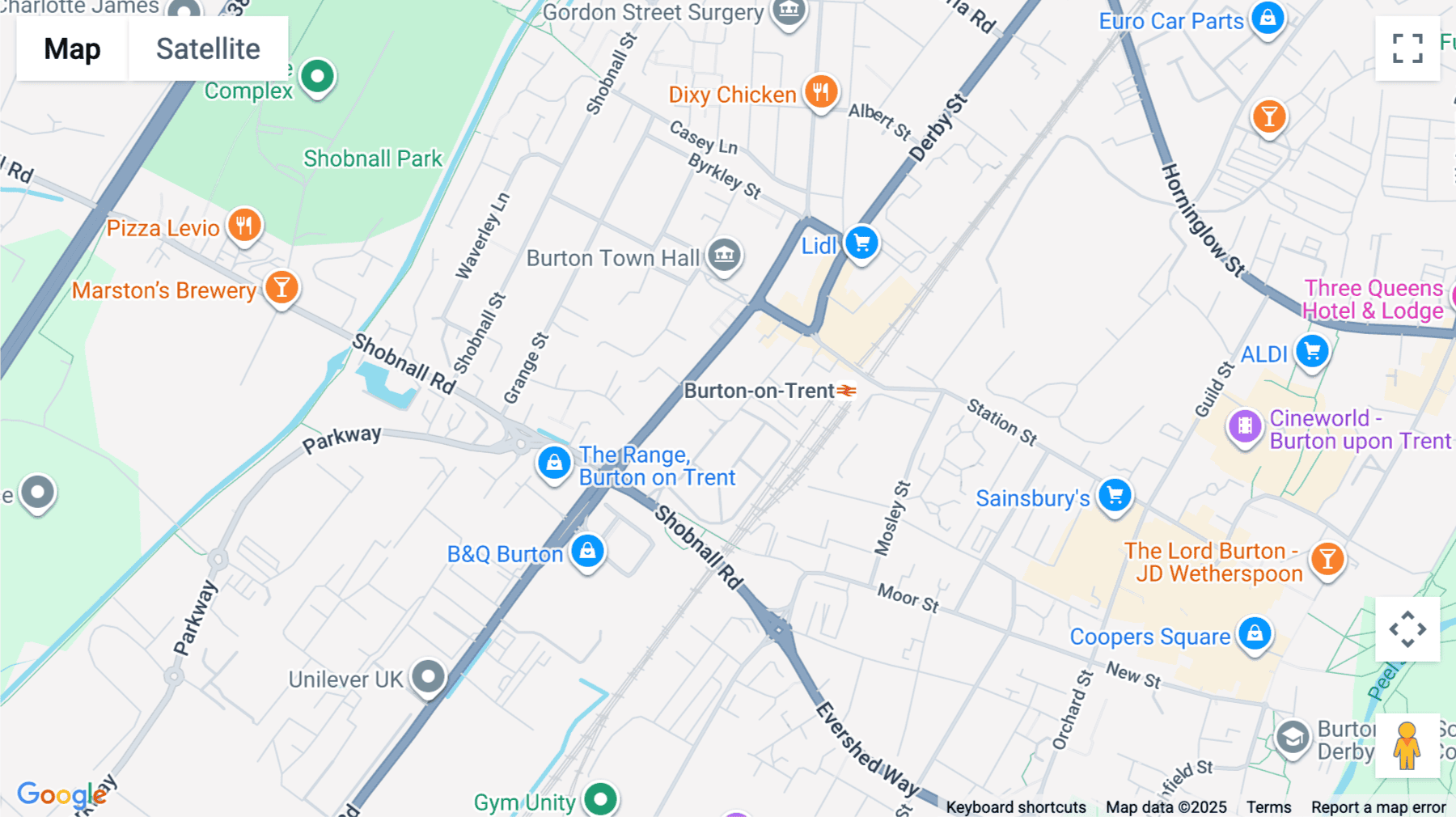 Click for interative map of Curzon Street Business Centre, Curzon Street, Burton Upon Trent, Burton Upon Trent