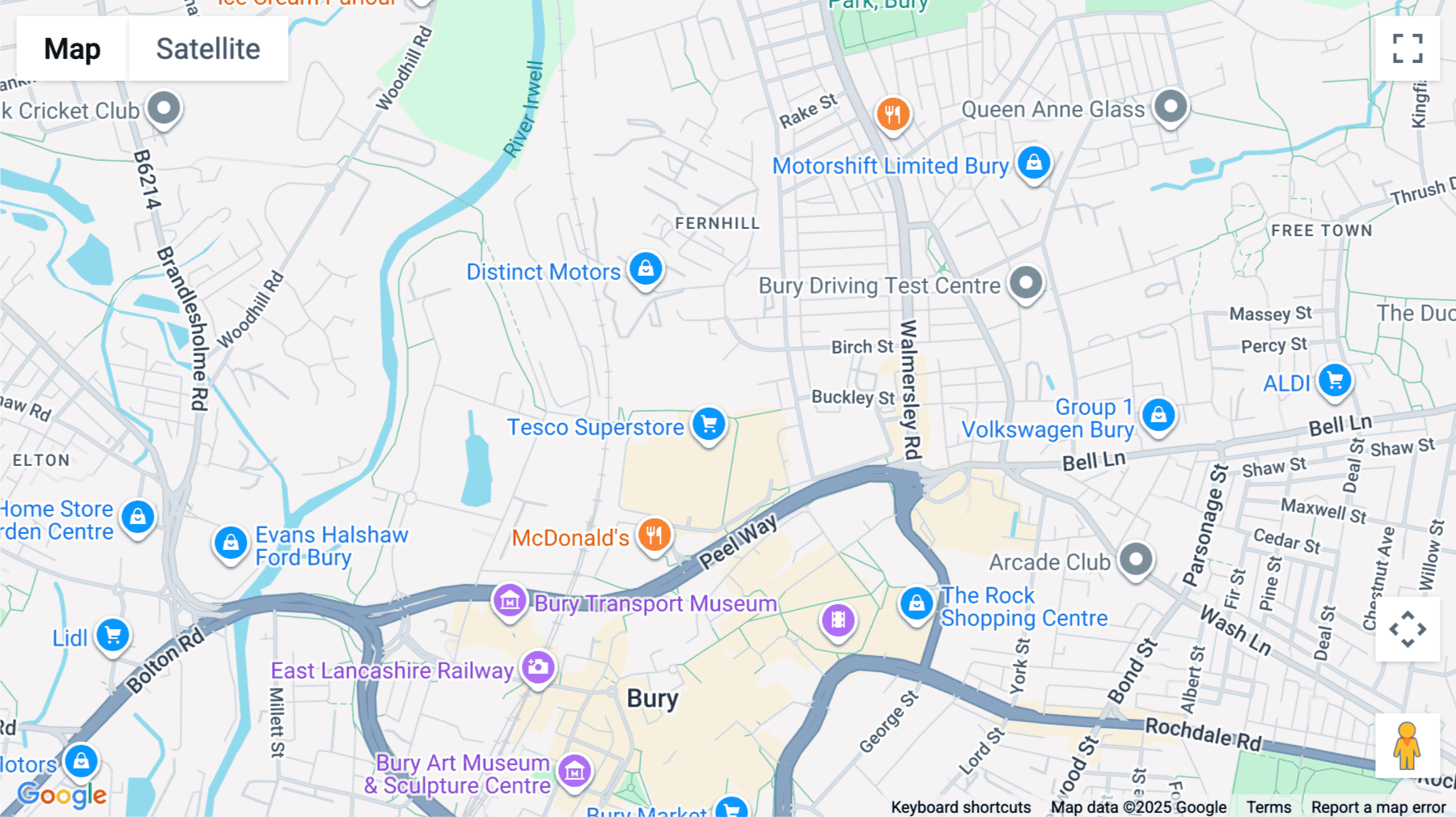 Click for interative map of Business Lodge, Europe House, Barcroft Street, Bury, Bury