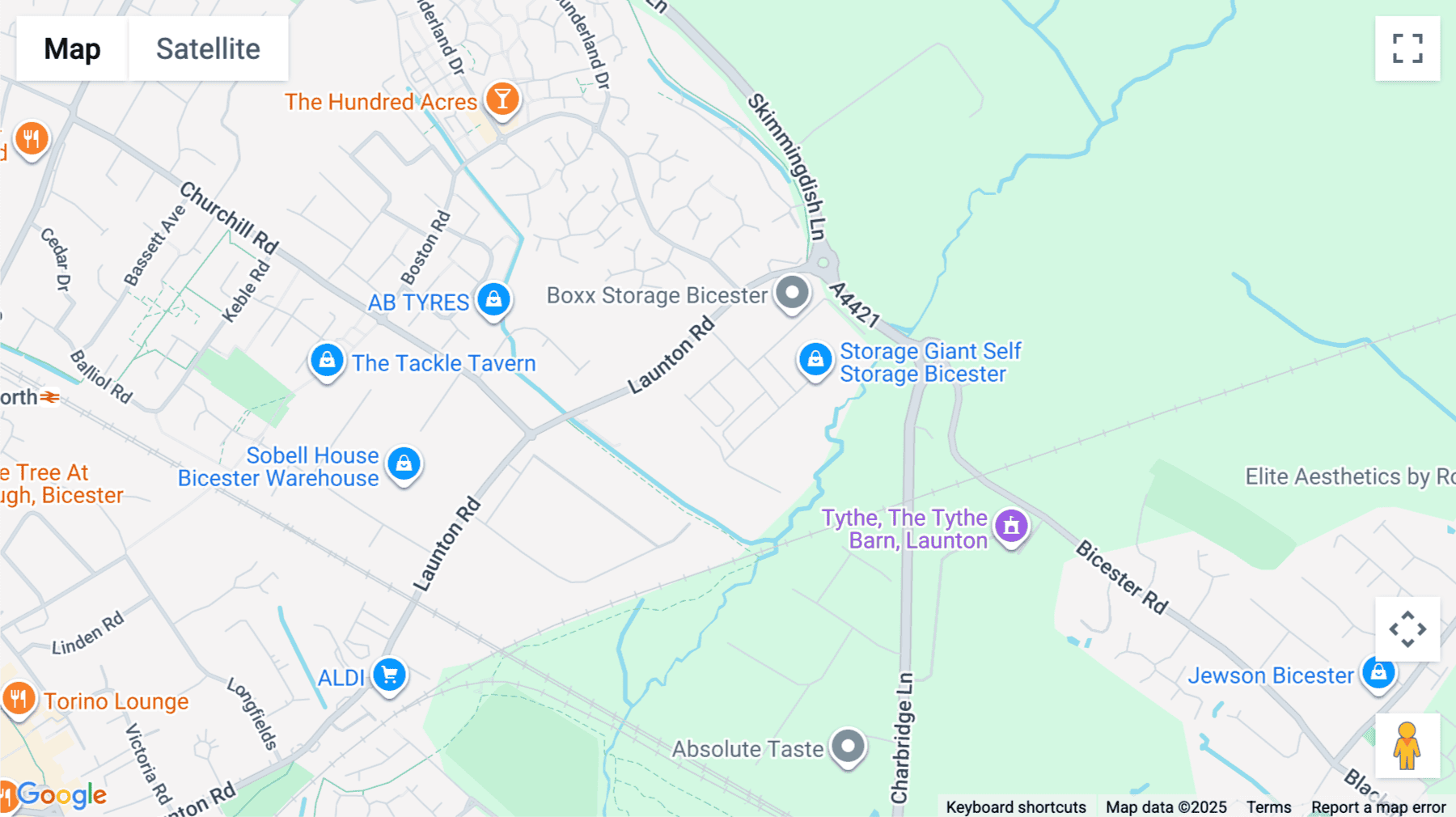 Click for interative map of Bicester Innovation Centre, Commerce House, Telford Road, Oxford, Oxford