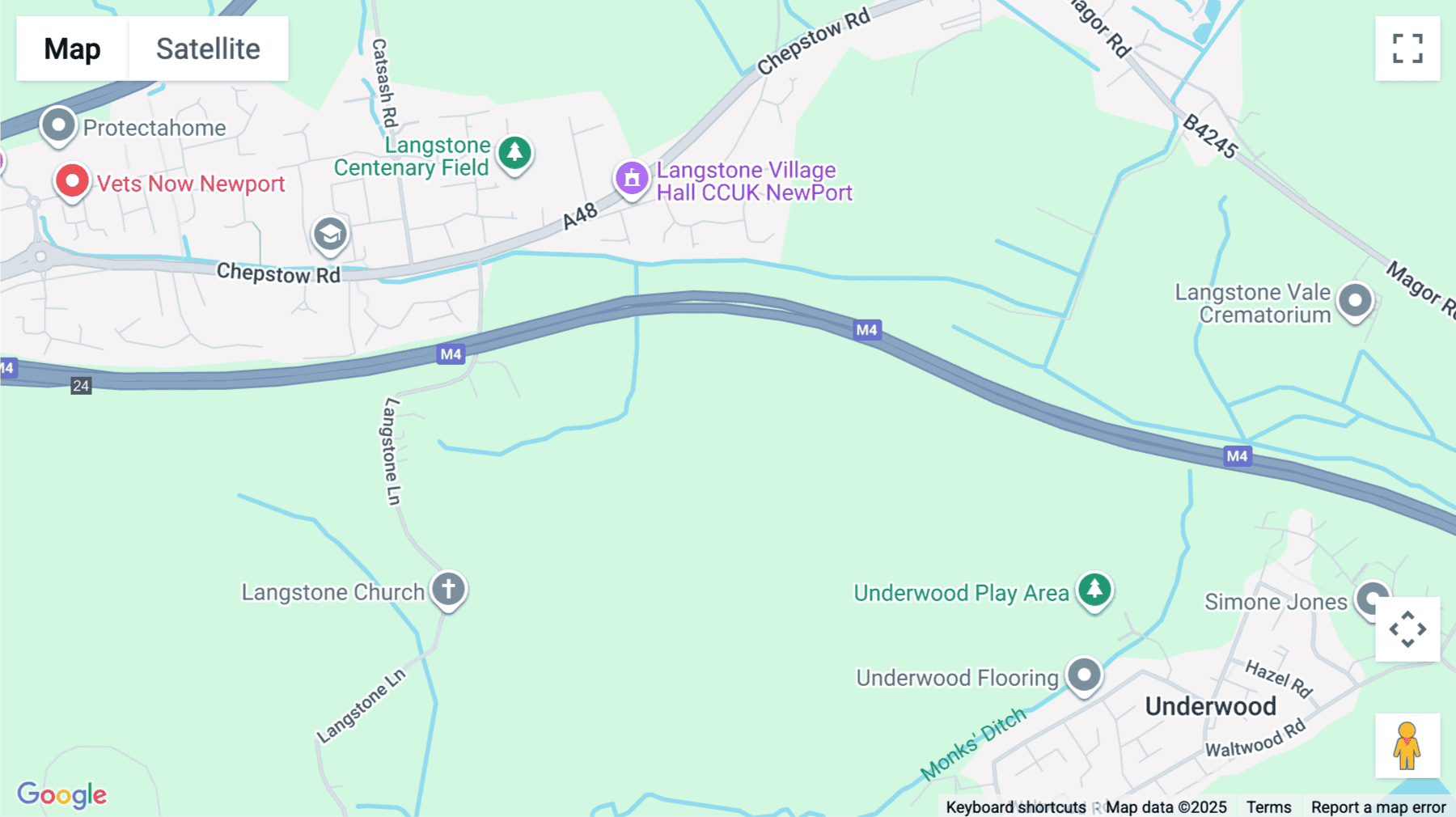 Click for interative map of Merlin House, No 1 Langstone Business Park, Priory Drive, Newport, Newport