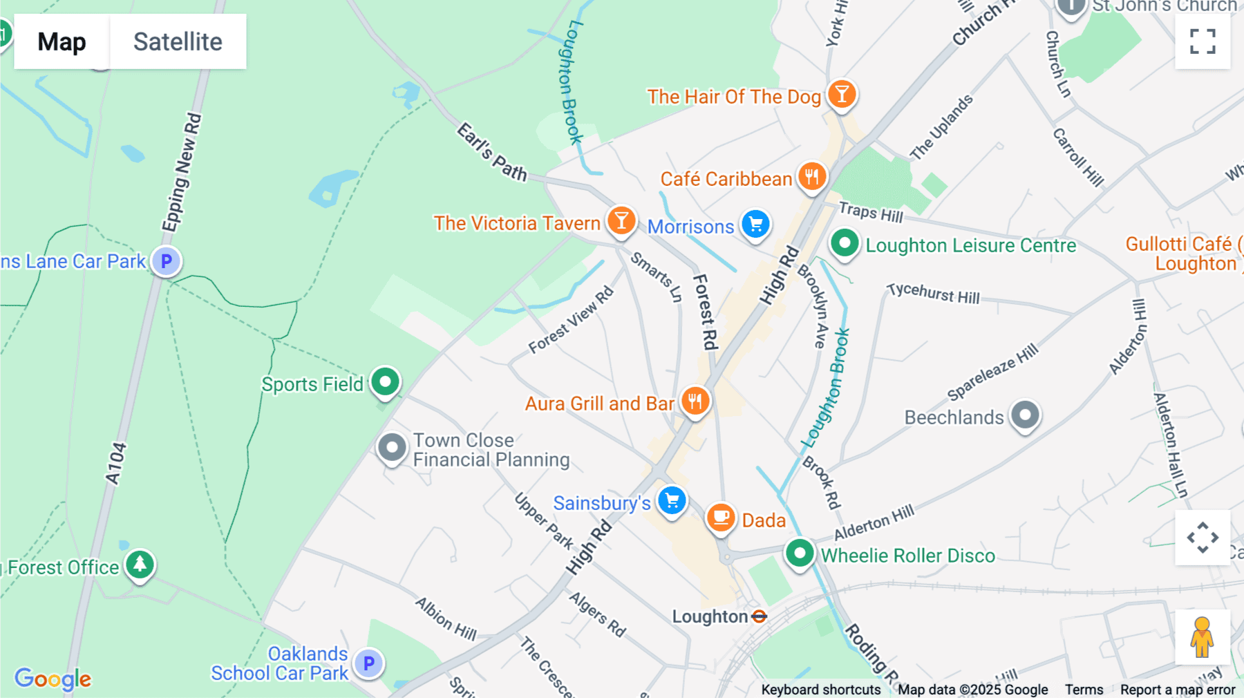 Click for interative map of 9-11 High Beech Road, Loughton, Loughton