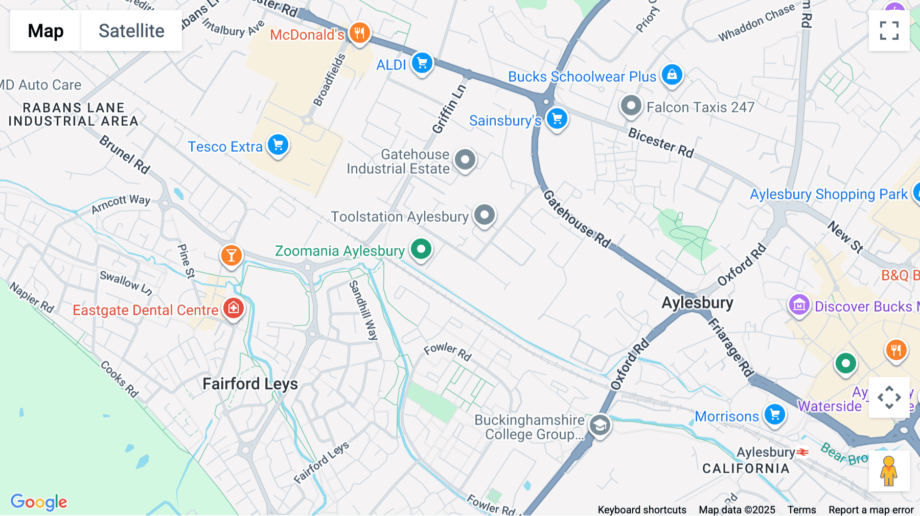 Click for interative map of Barclays House, Gatehouse Way, Aylesbury, Aylesbury