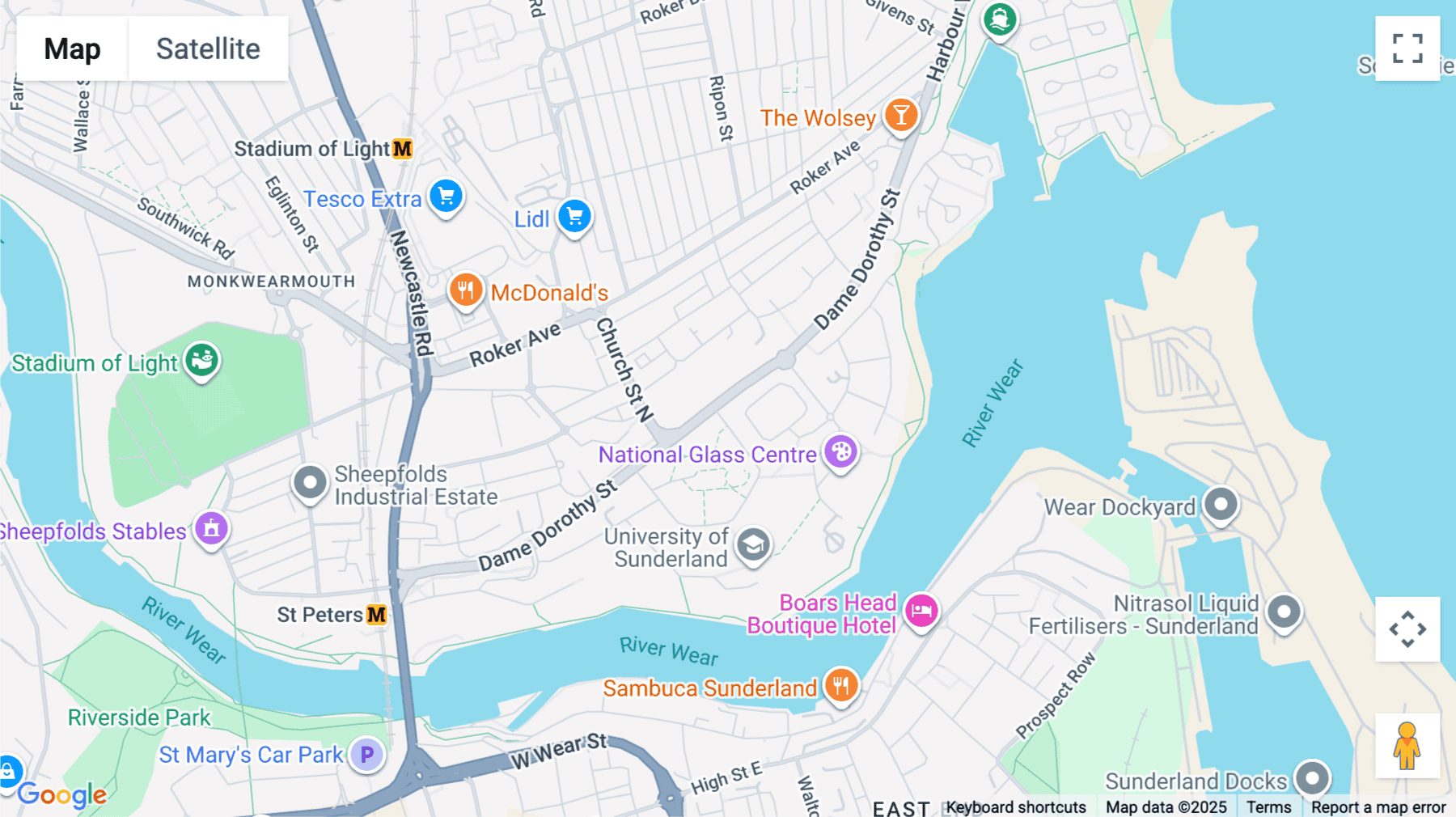Click for interative map of North Sands Business Centre, Liberty Way, Sunderland, Sunderland