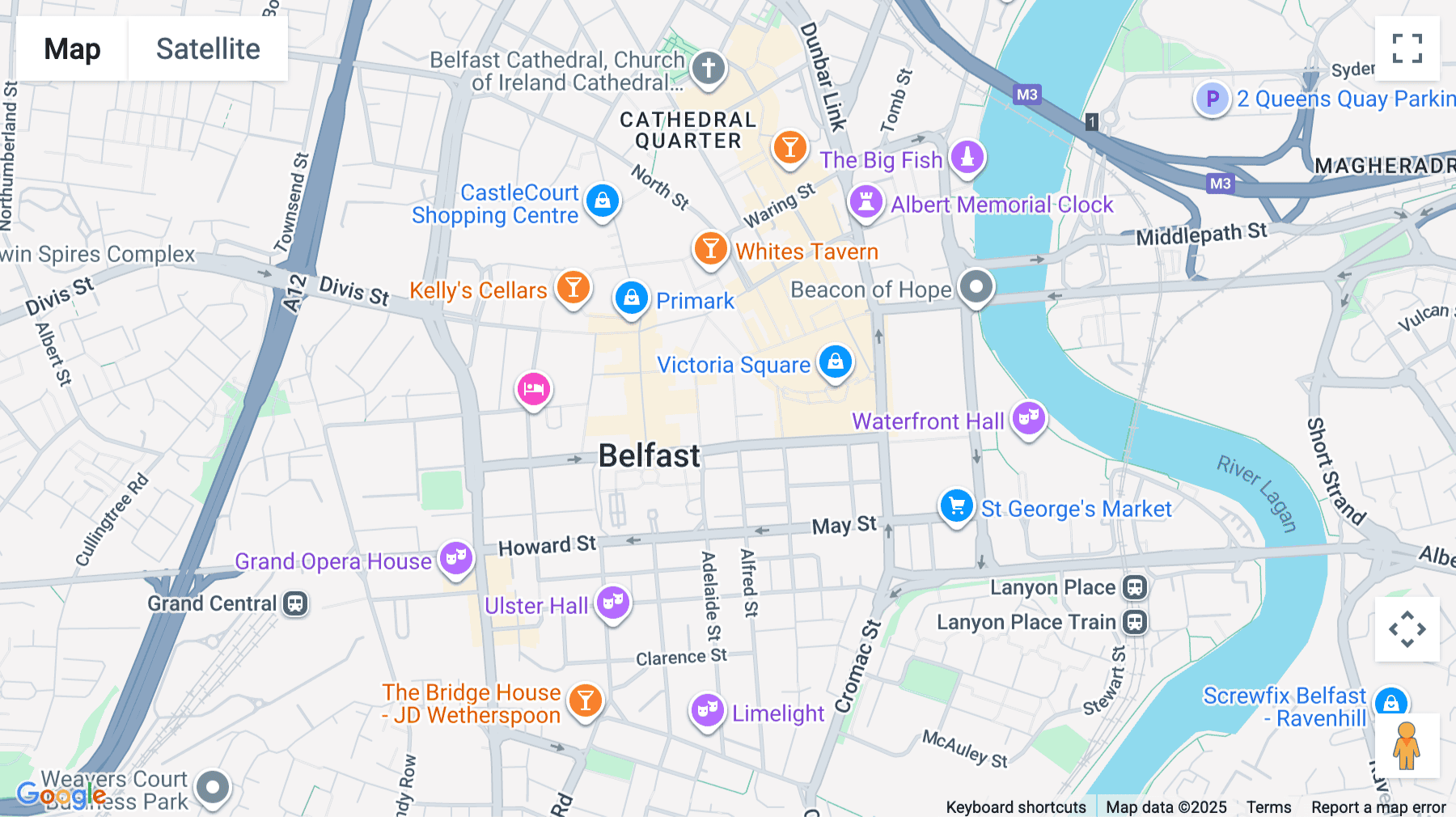 Click for interative map of Arthur House, Arthur Street, Belfast, Belfast