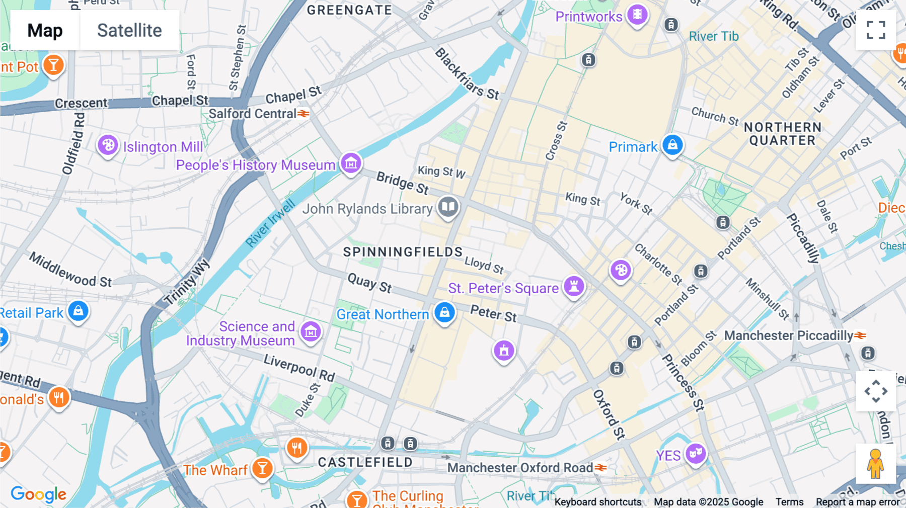 Click for interative map of Centurion House, 129 Deansgate, Manchester, Manchester