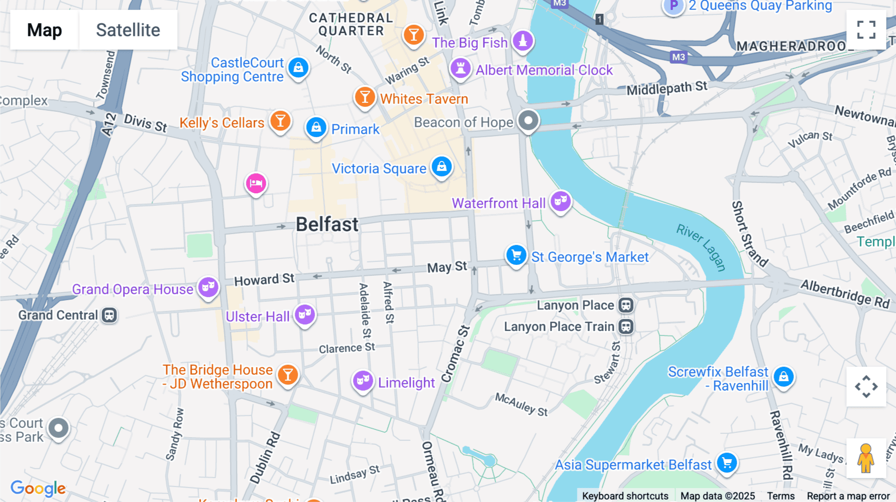 Click for interative map of Haymarket House, Cromac Square, Belfast, Belfast