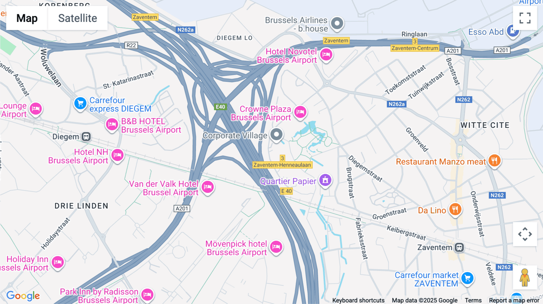 Click for interative map of Leonardo Da Vincilaan 9, Brussels, Brussels