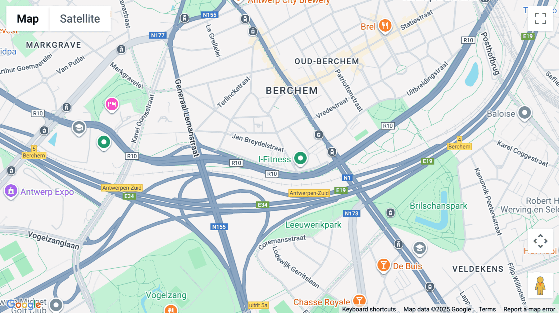 Click for interative map of Uitbreidingstraat 84, Bus 3, Antwerp, Antwerp