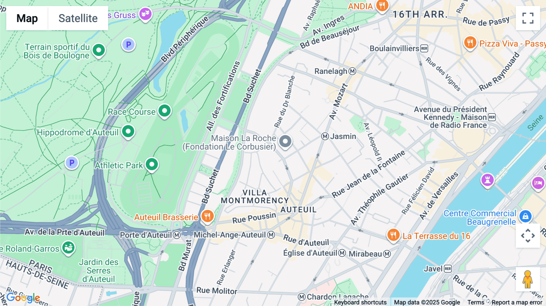 Click for interative map of 27/29 rue Raffet, Paris, Paris