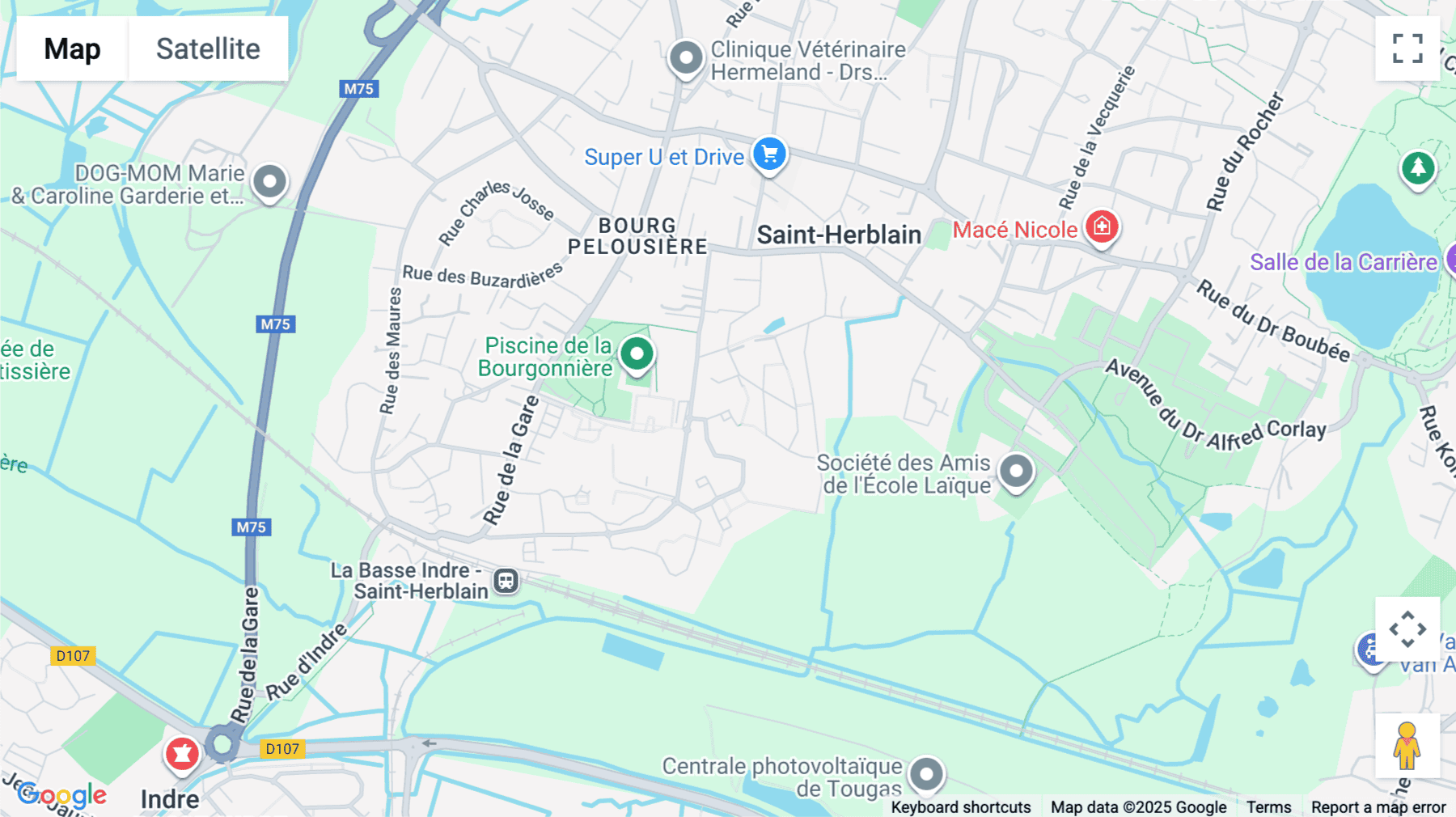 Click for interative map of 2 avenue des Améthystes, Nantes, Nantes