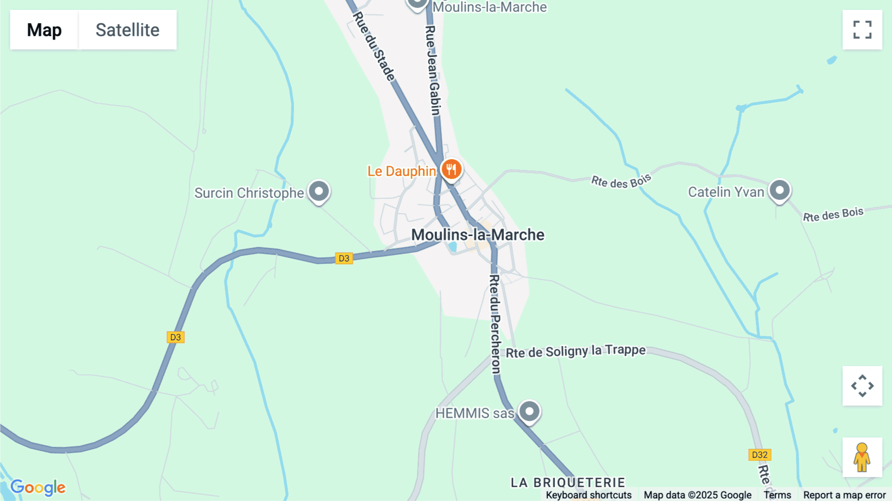 Click for interative map of Place du 8 Mai 1945, Le Mans