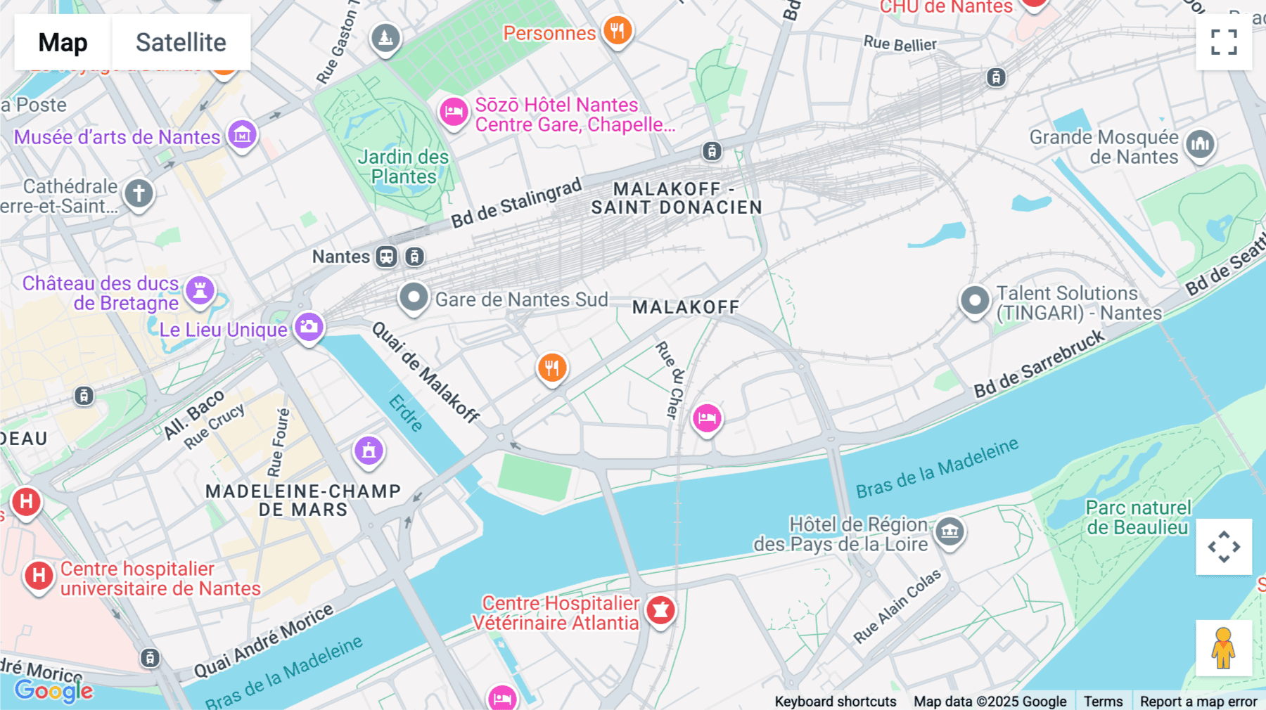 Click for interative map of Immeuble SKYLINE, 22, Mail Pablo Picasso, Nantes, Nantes