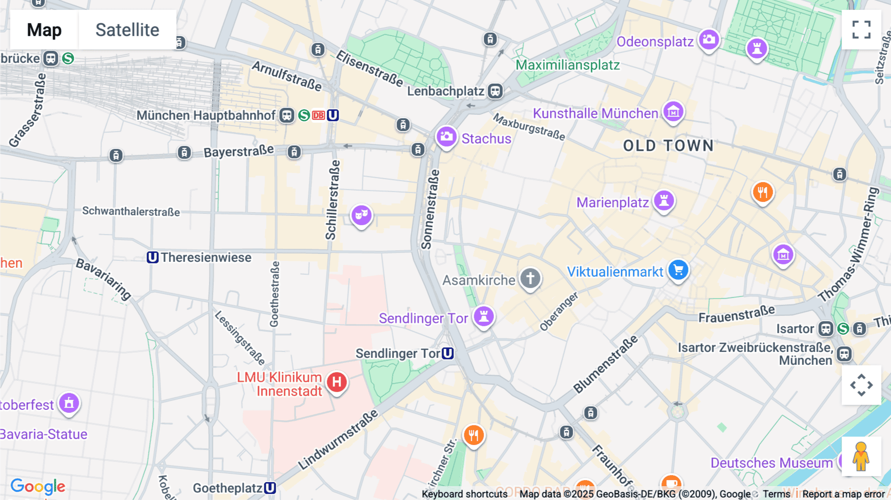 Click for interative map of Josephspitalstraße 15, Munich, Munich