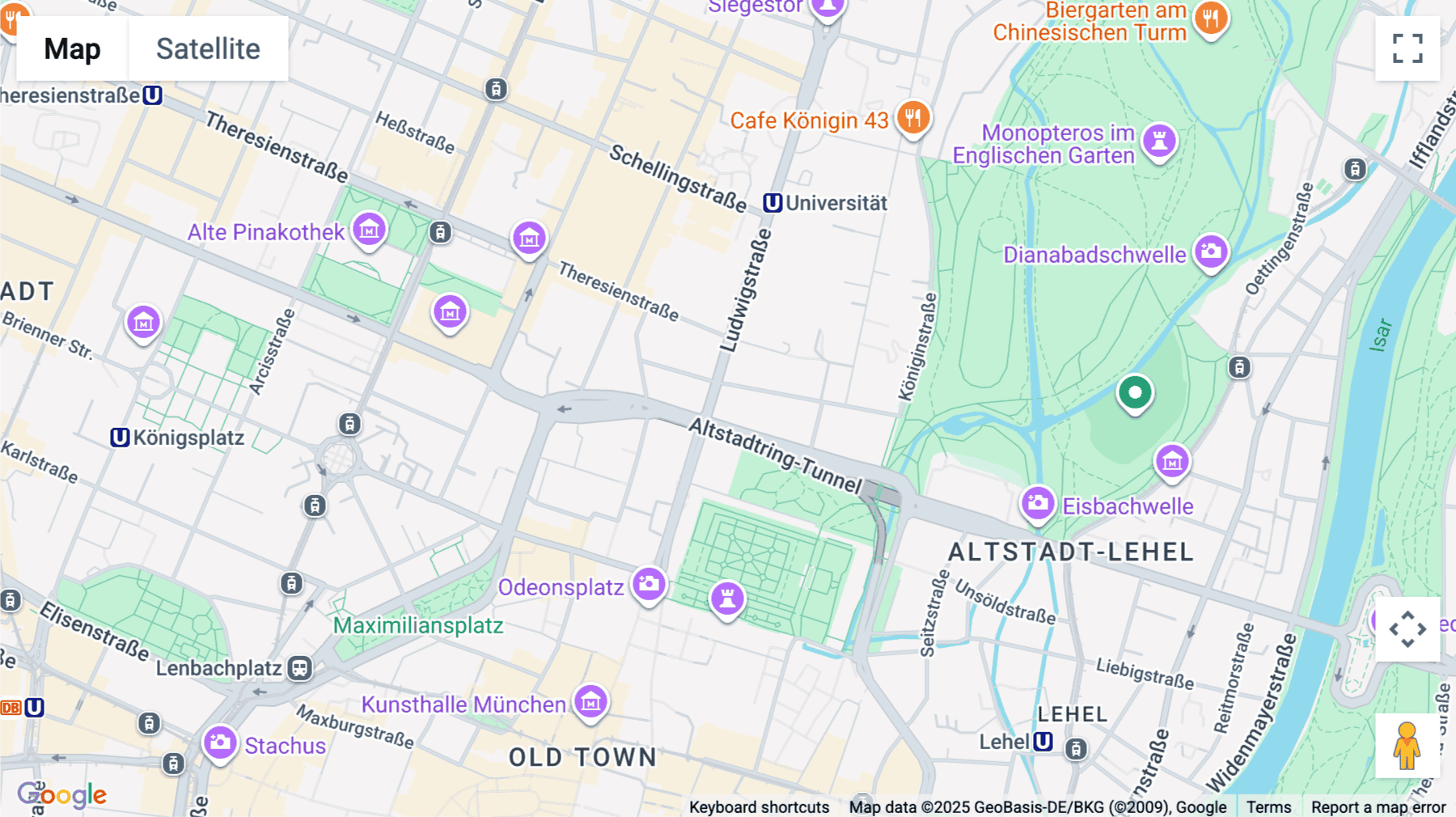 Click for interative map of Ludwigstrasse 8, Munich, Munich