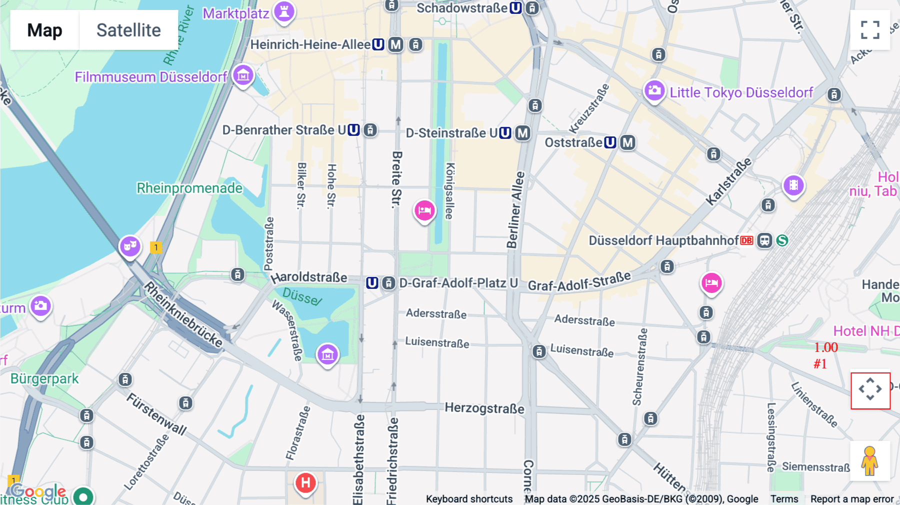 Click for interative map of Königsallee 92a, 4. und 5. Stock, Dusseldorf, Dusseldorf