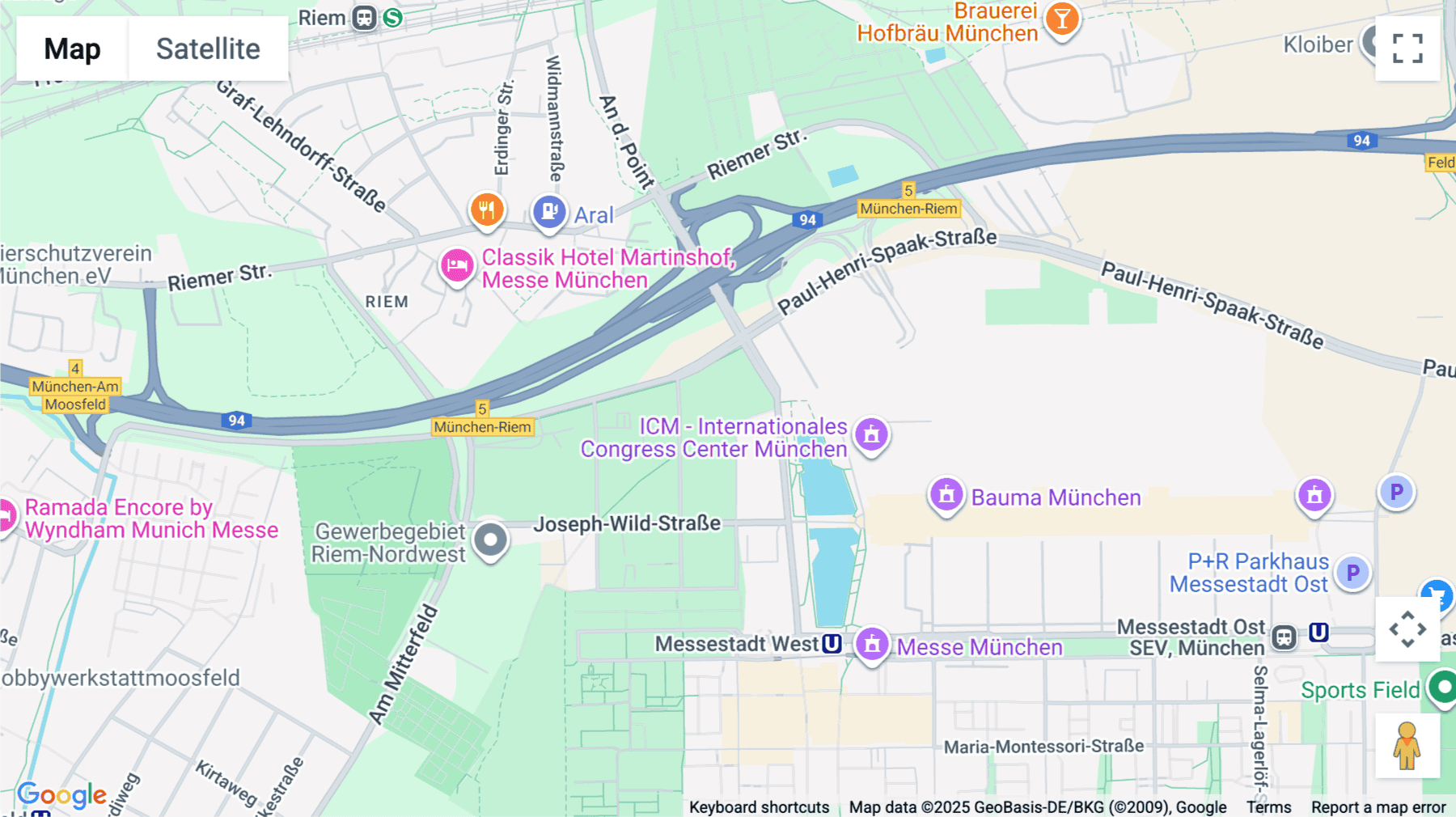 Click for interative map of Konrad-Zuse-Platz 8, Munich, Munich