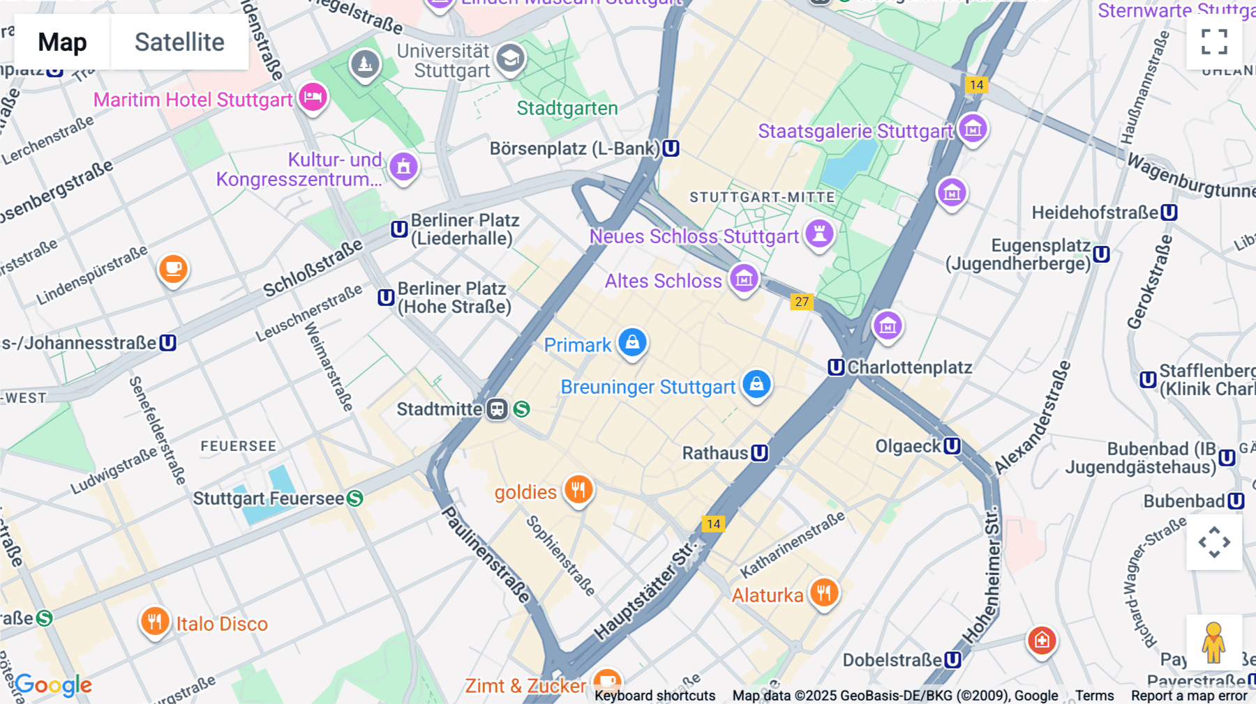 Click for interative map of Königstraße 26, Stuttgart, Stuttgart