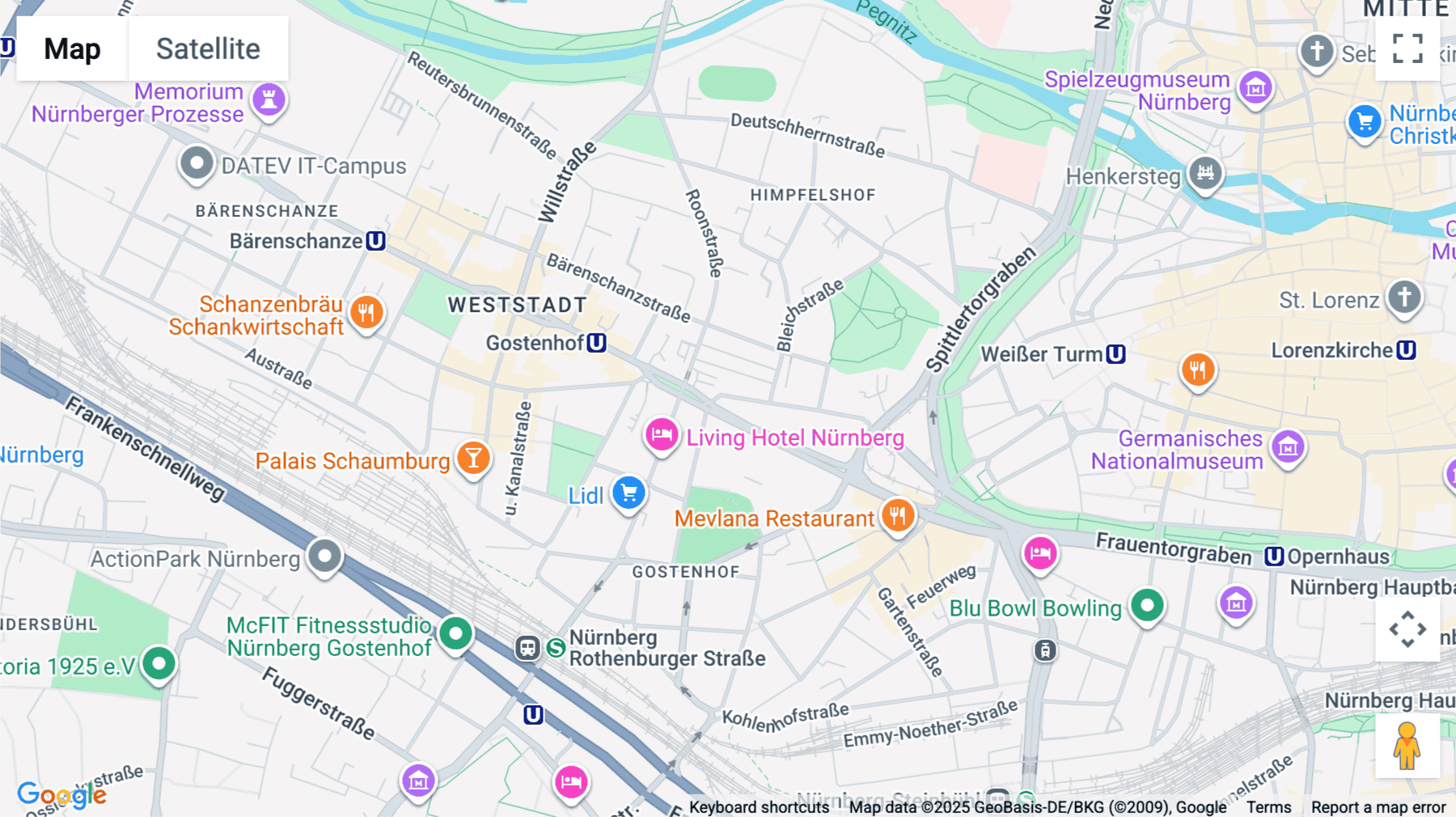 Click for interative map of Fürther Str. 27, Nuremberg, Nuremberg