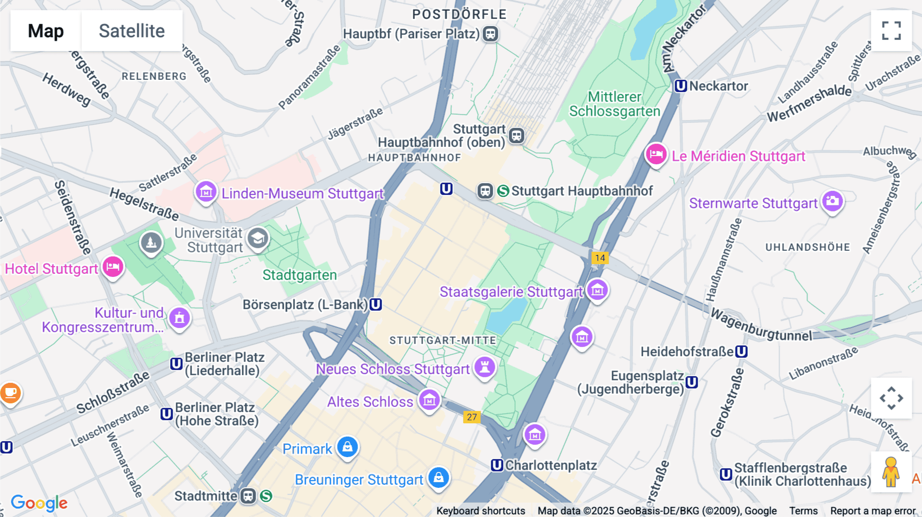 Click for interative map of Königstrasse 10C, Stuttgart, Stuttgart