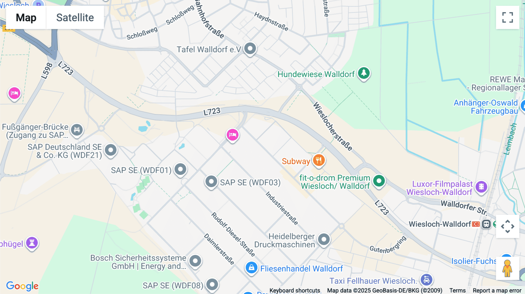 Click for interative map of Partnerport near SAP, Altrottstrasse 31, Heidelberg